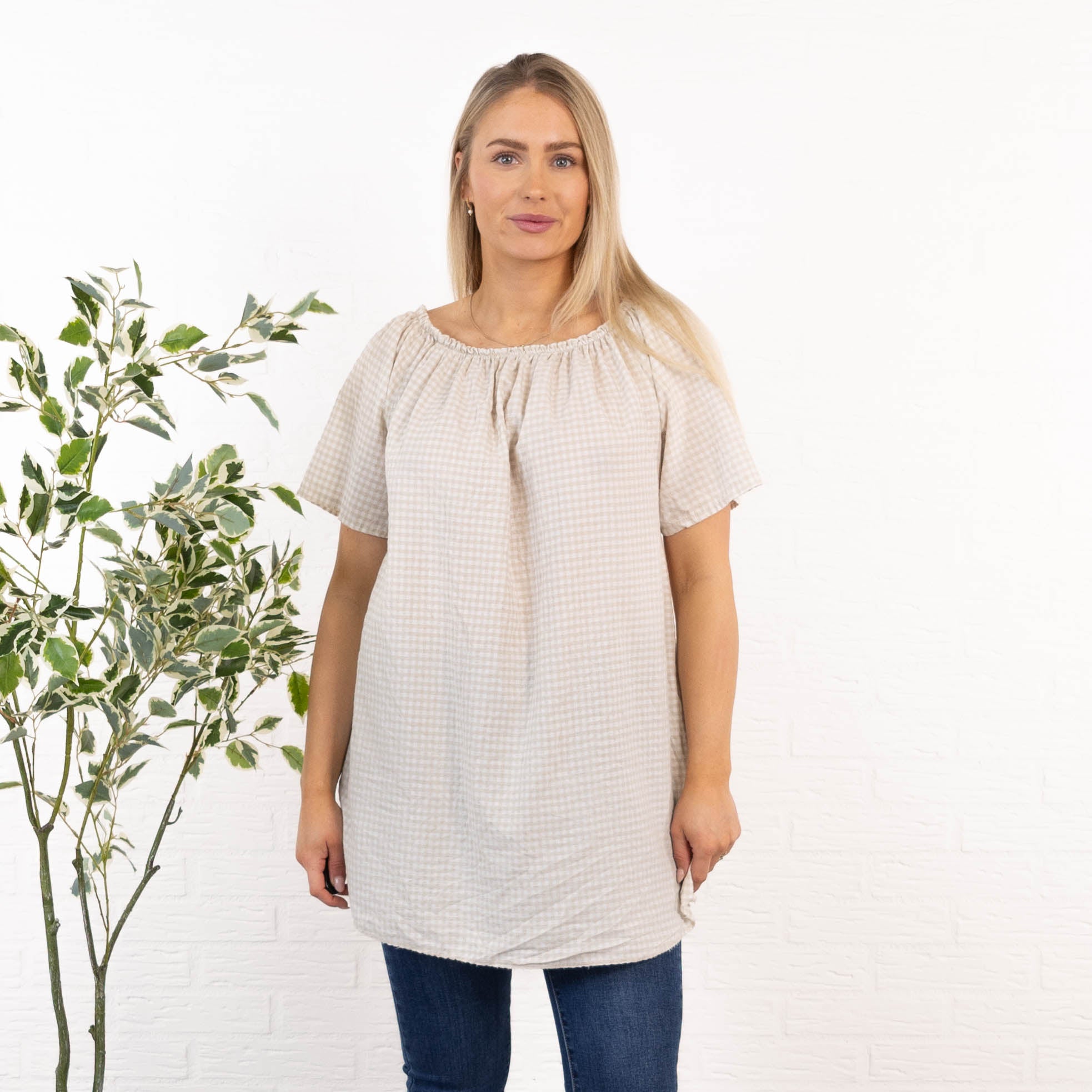 Mathilde overdel, Beige