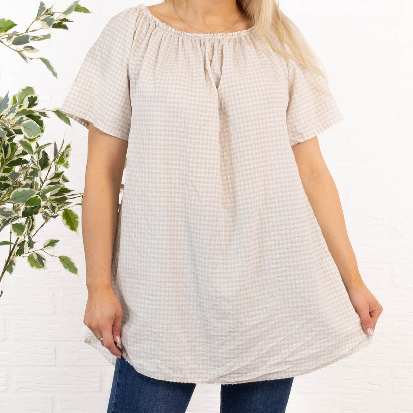 Mathilde overdel, Beige