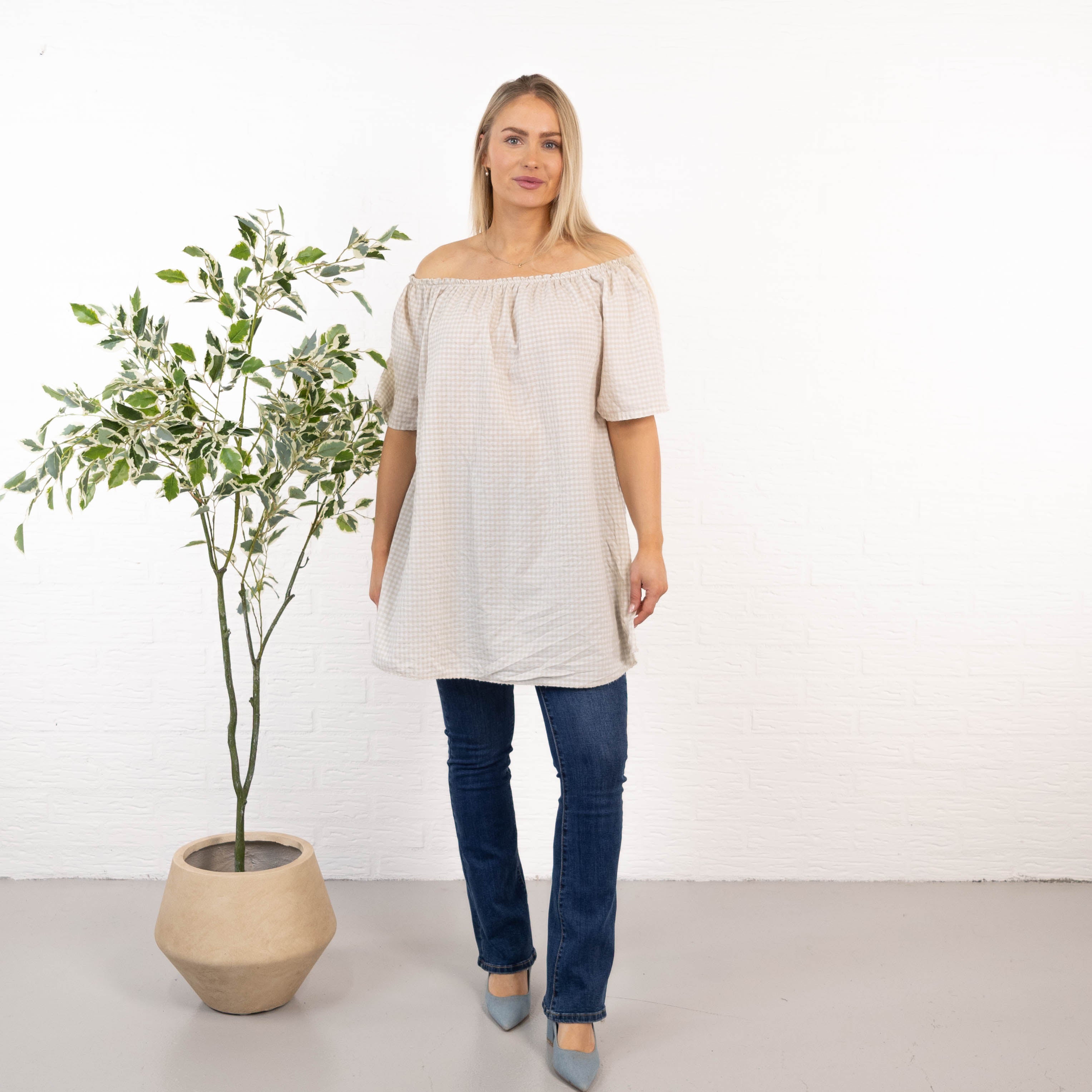 Mathilde overdel, Beige