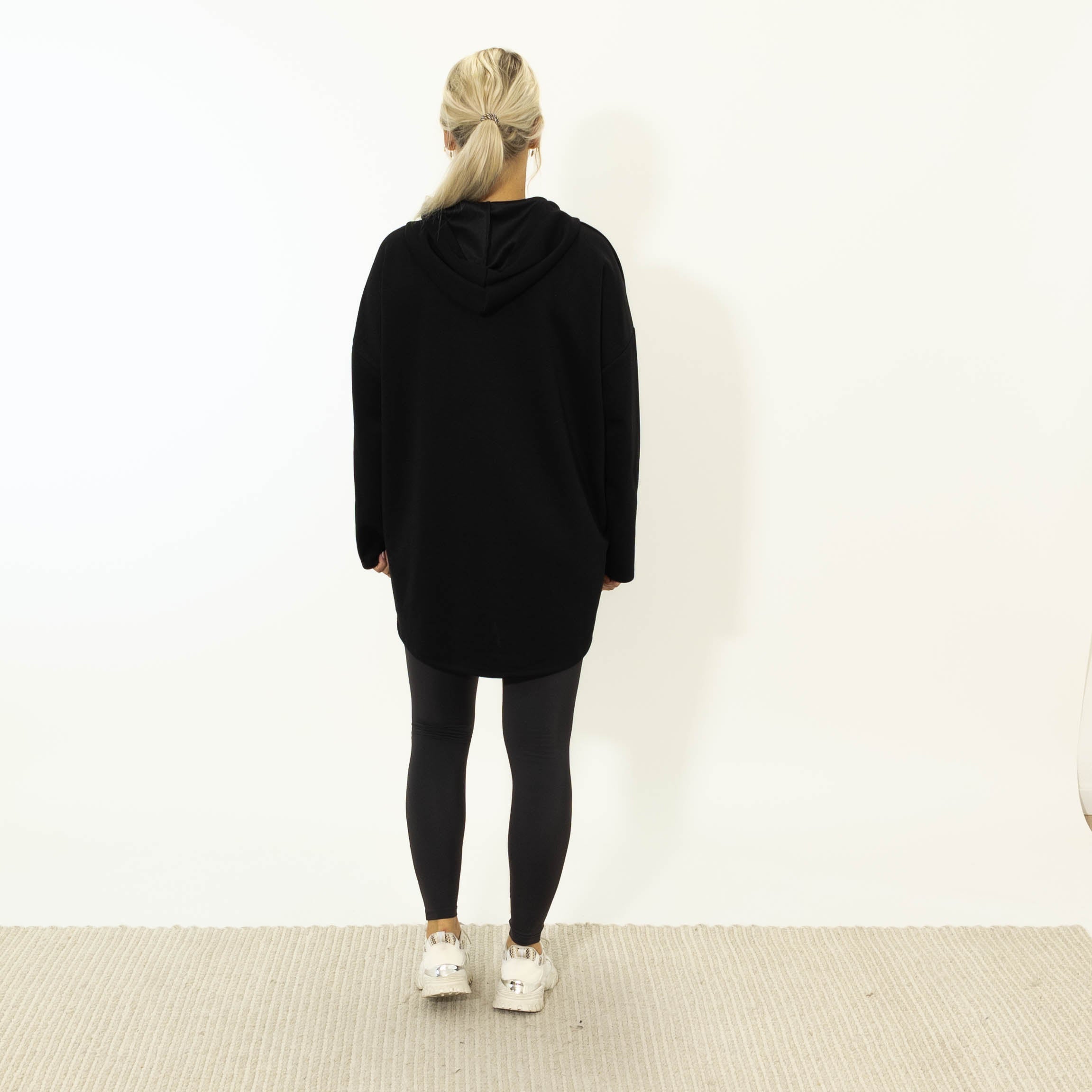 Ollie Lynlås Hoodie, Sort
