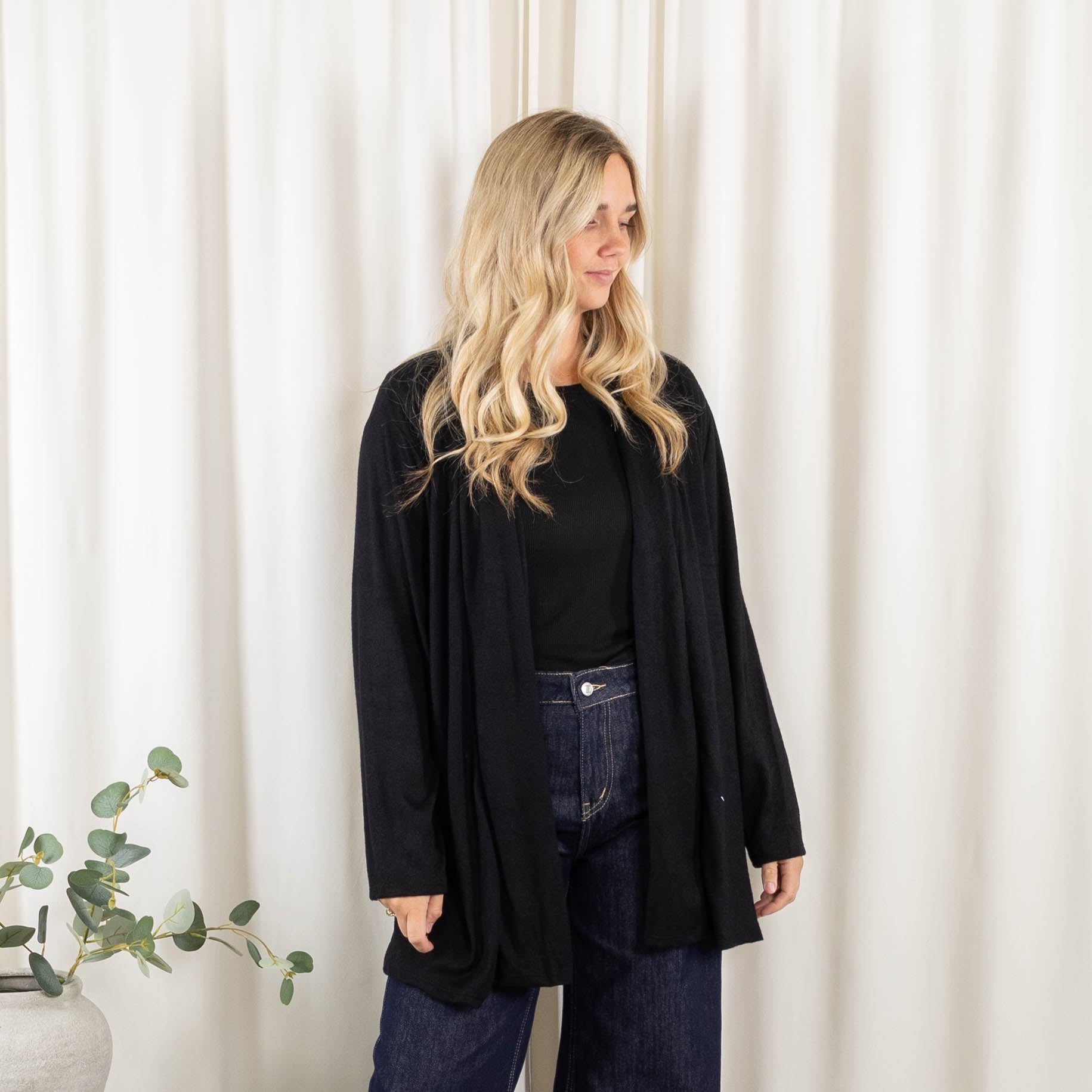 Alicia cardigan, Sort
