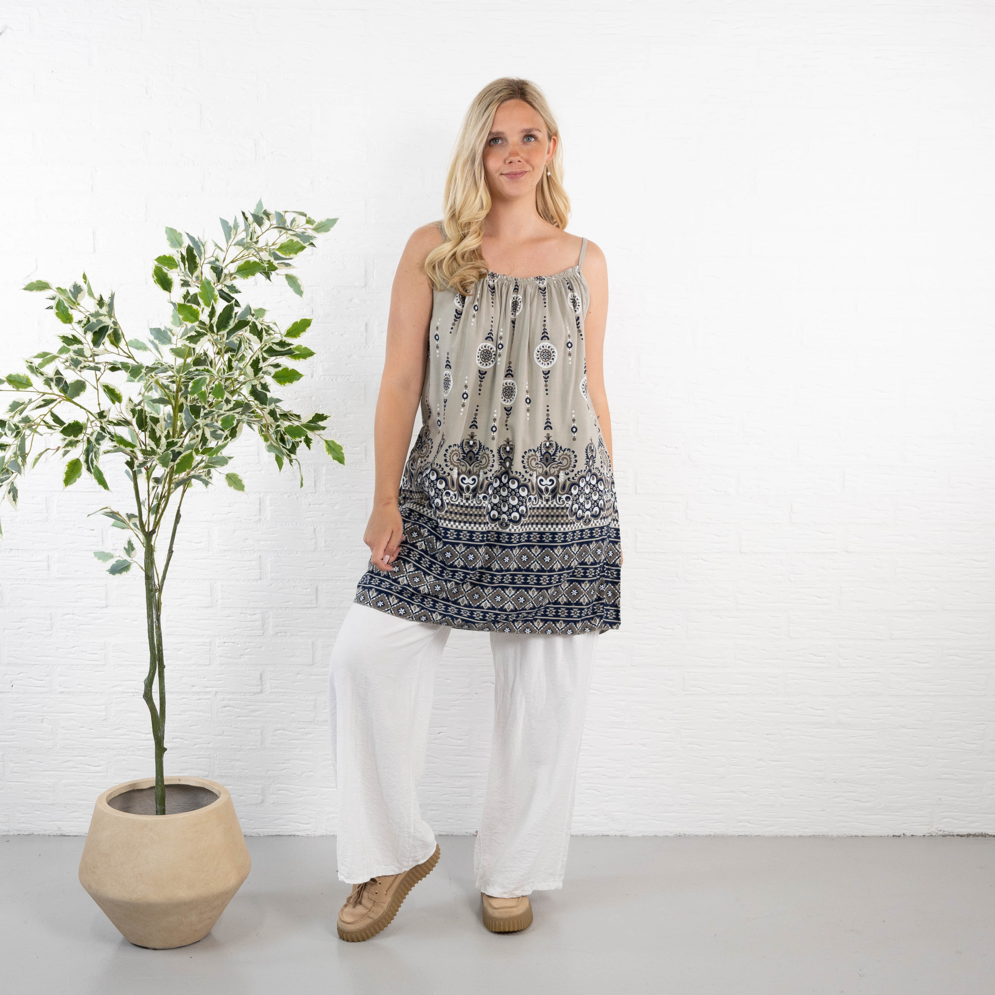 Rumor tunika/top, Taupe