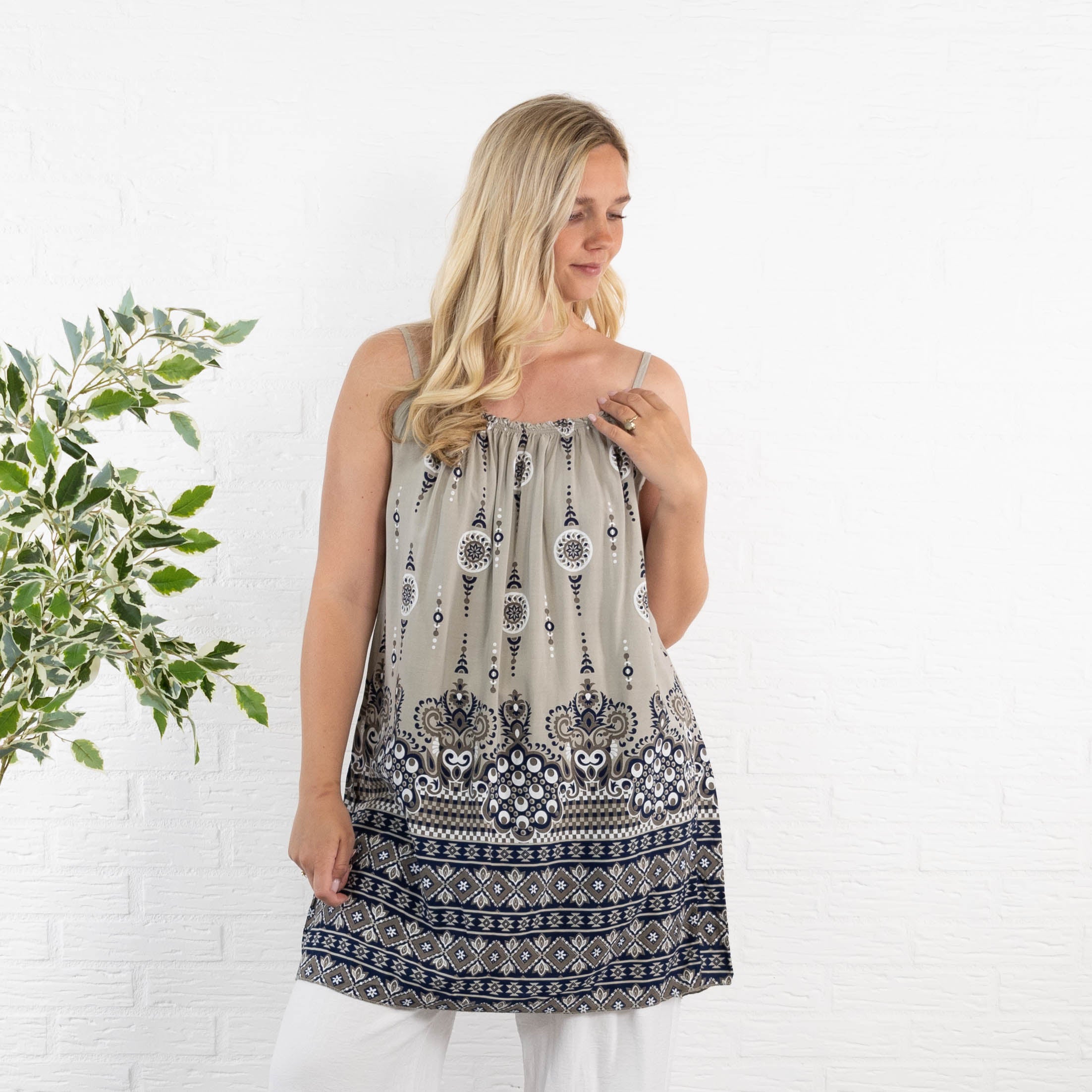 Rumor tunika/top, Taupe