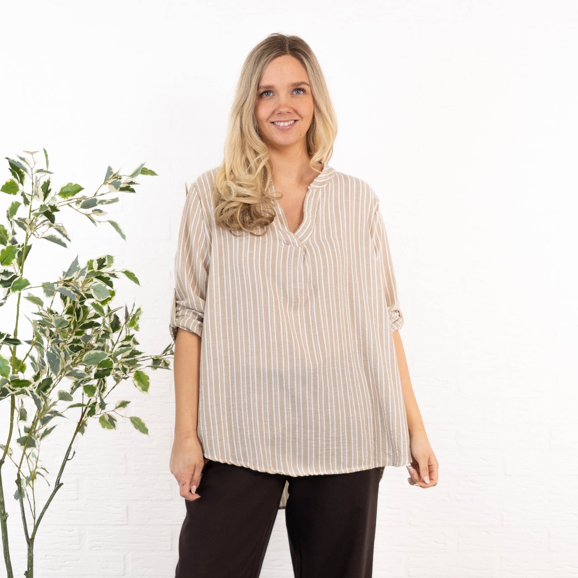 Viola overdel, Taupe