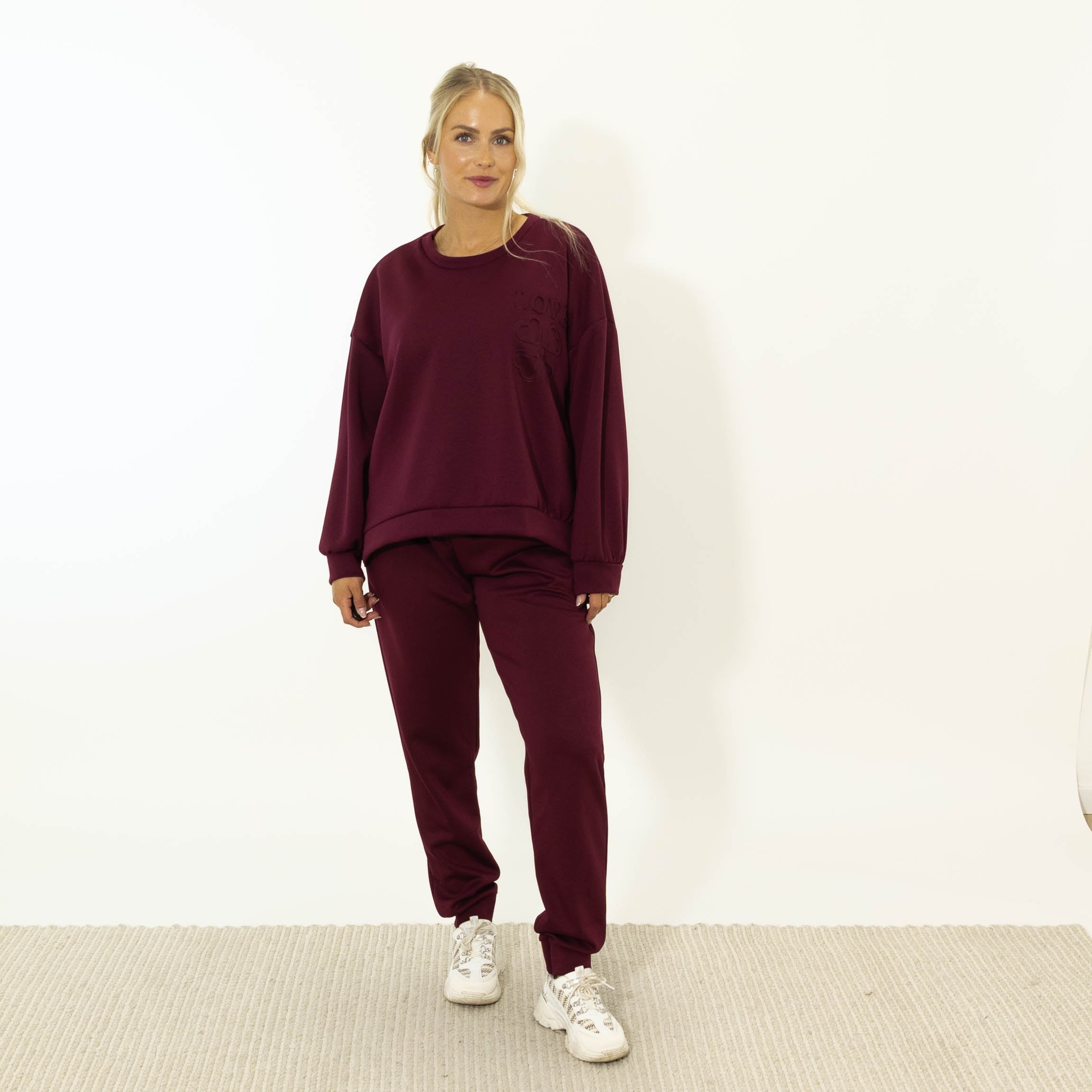 Viola Sweatpants, Bordeaux