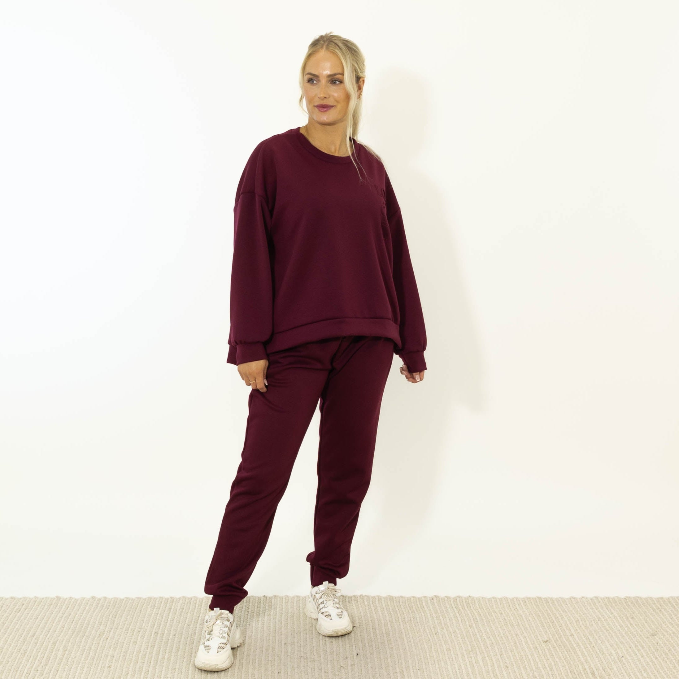 Viola Sweatpants, Bordeaux
