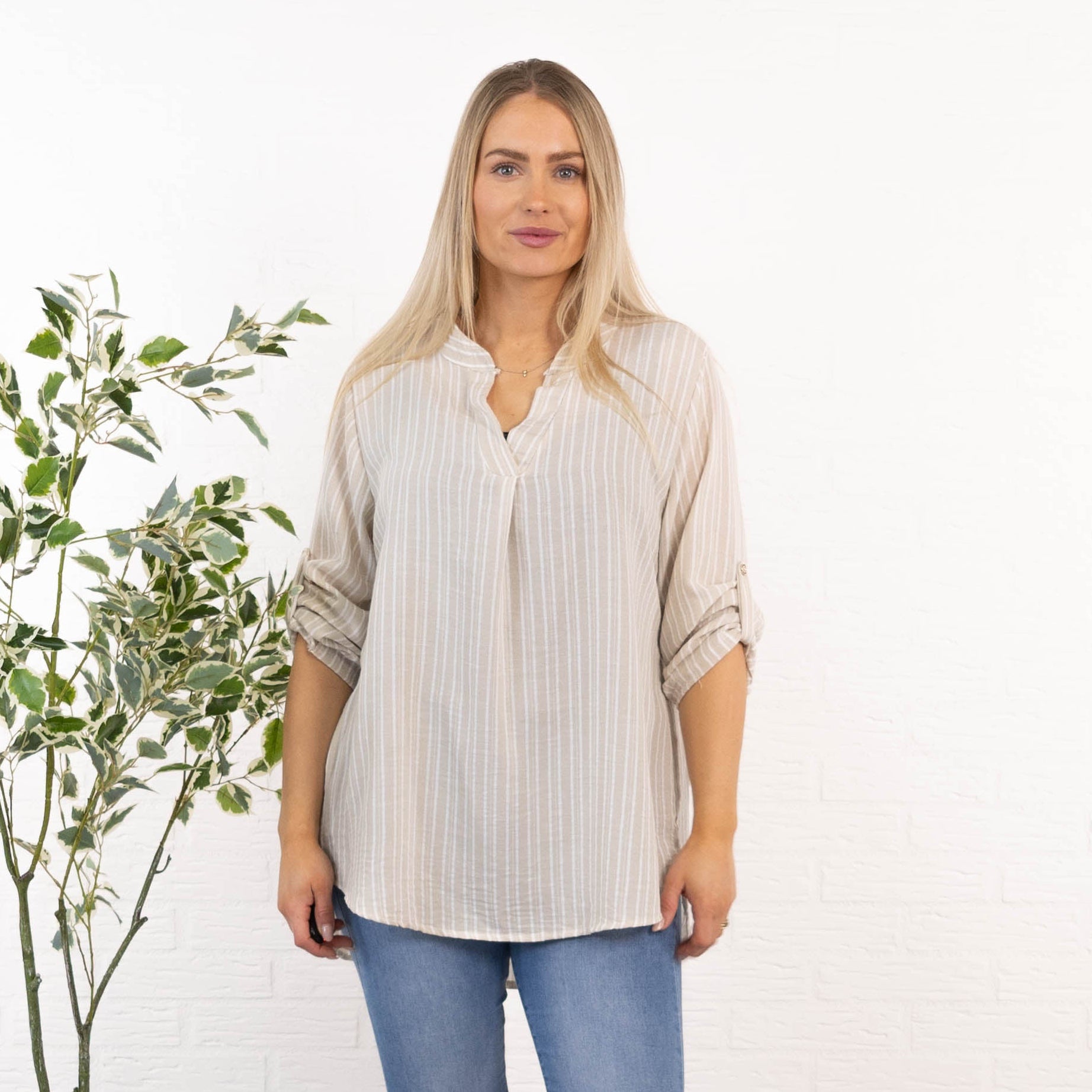 Viola overdel, Beige