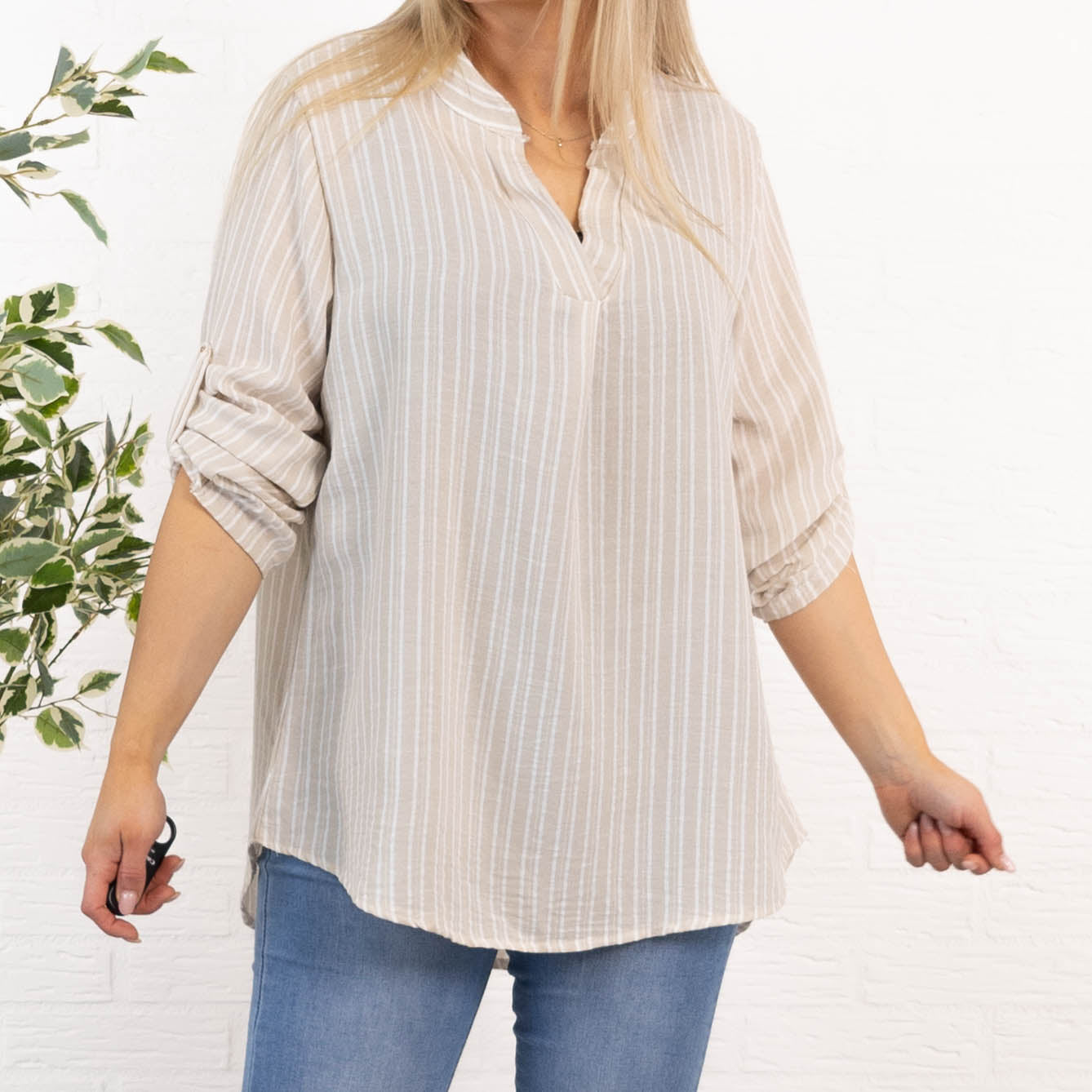 Viola overdel, Beige