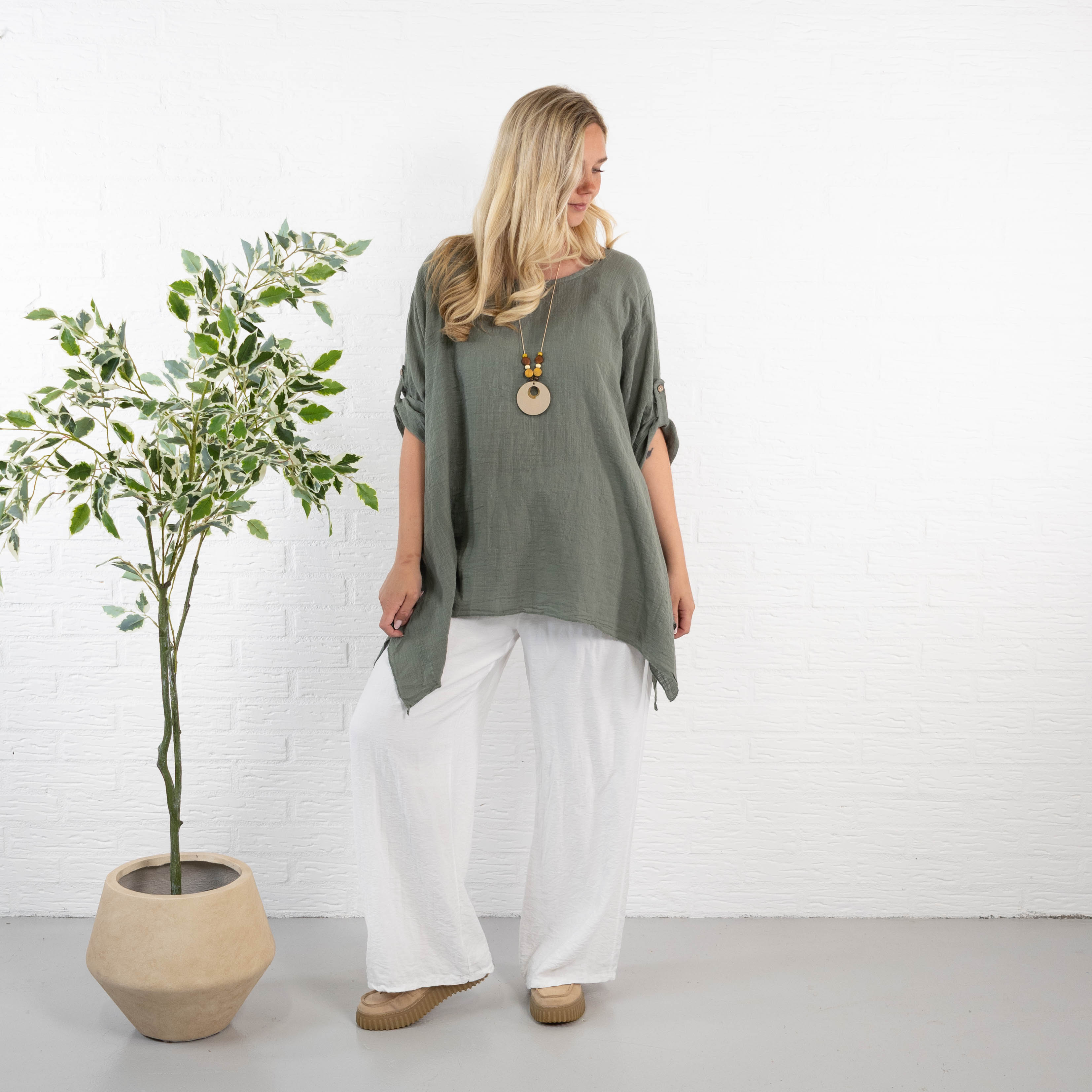 Clover tunika, Khaki