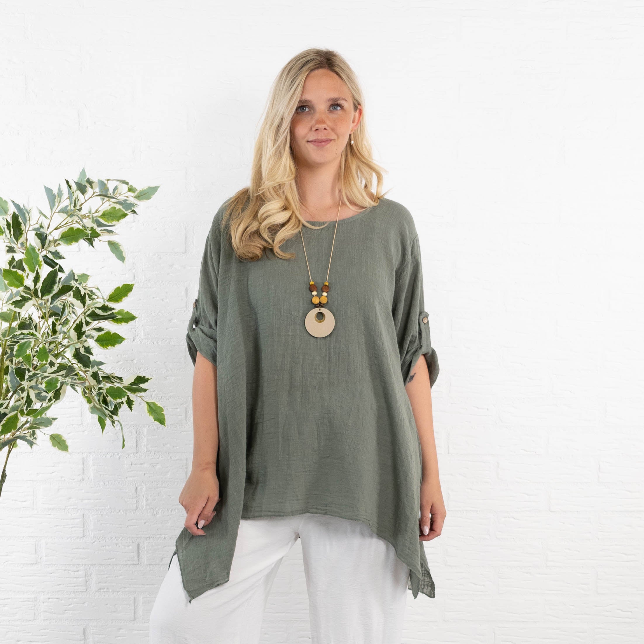 Clover tunika, Khaki
