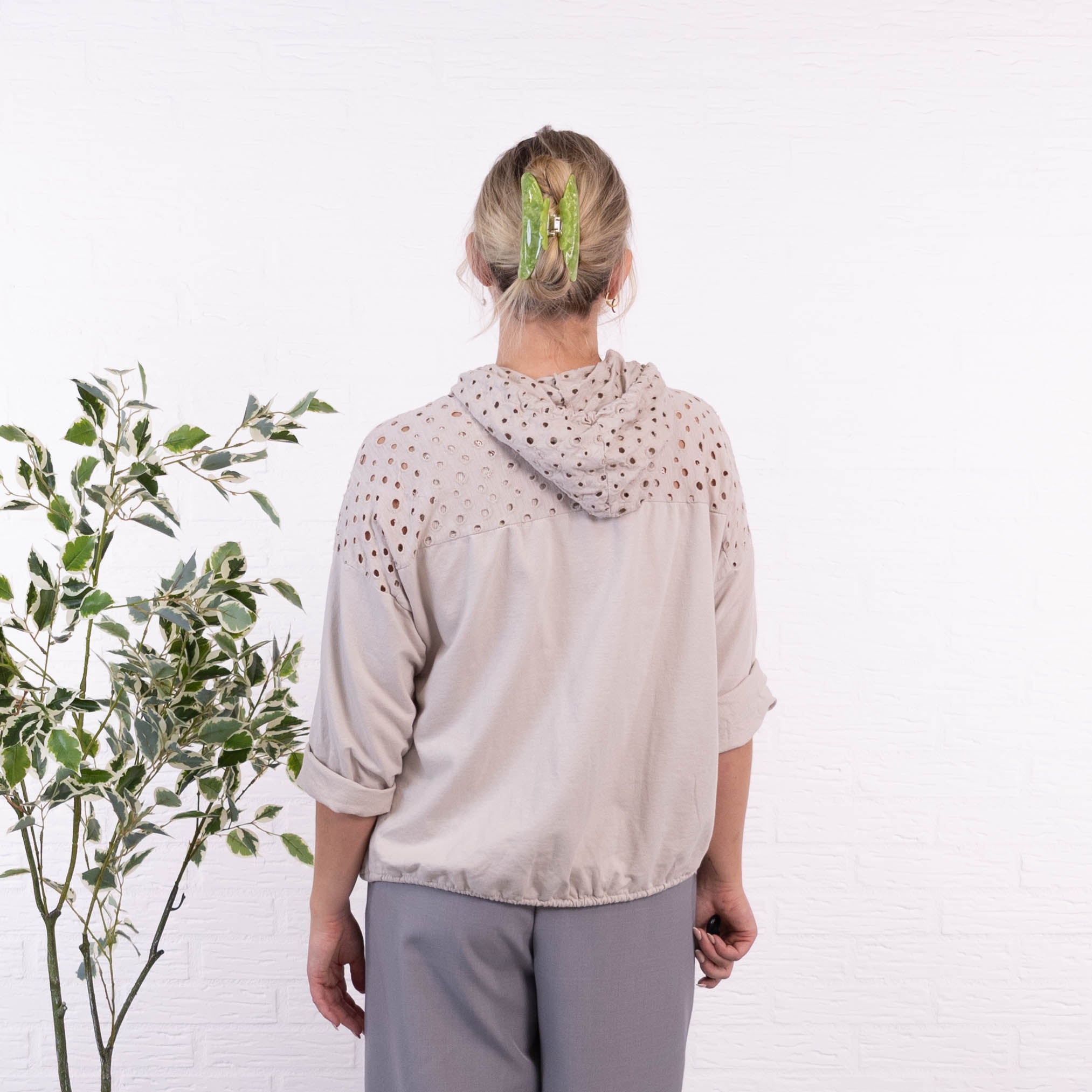Becks cardigan, Beige