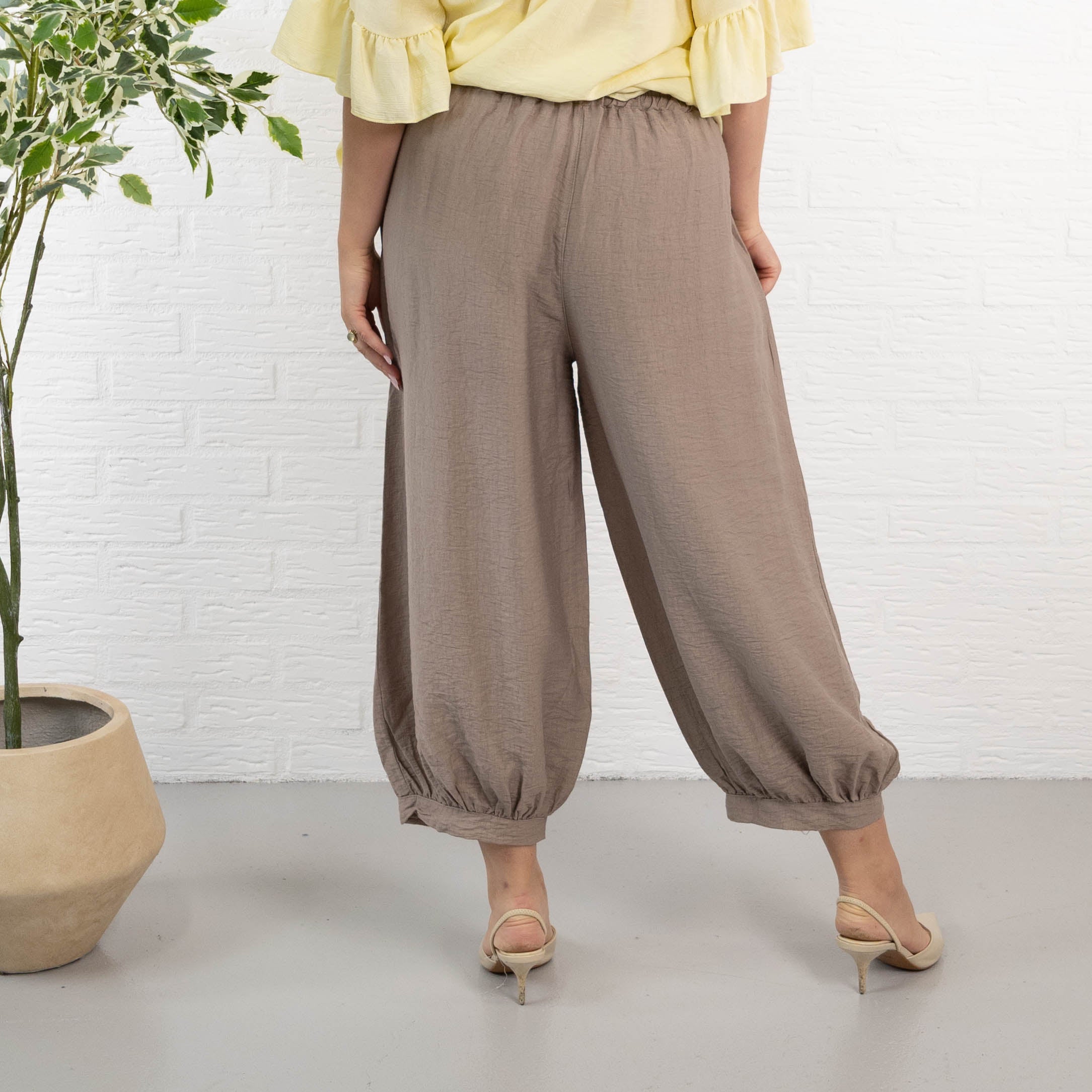 Raven 7/8 haremsbukser, Taupe