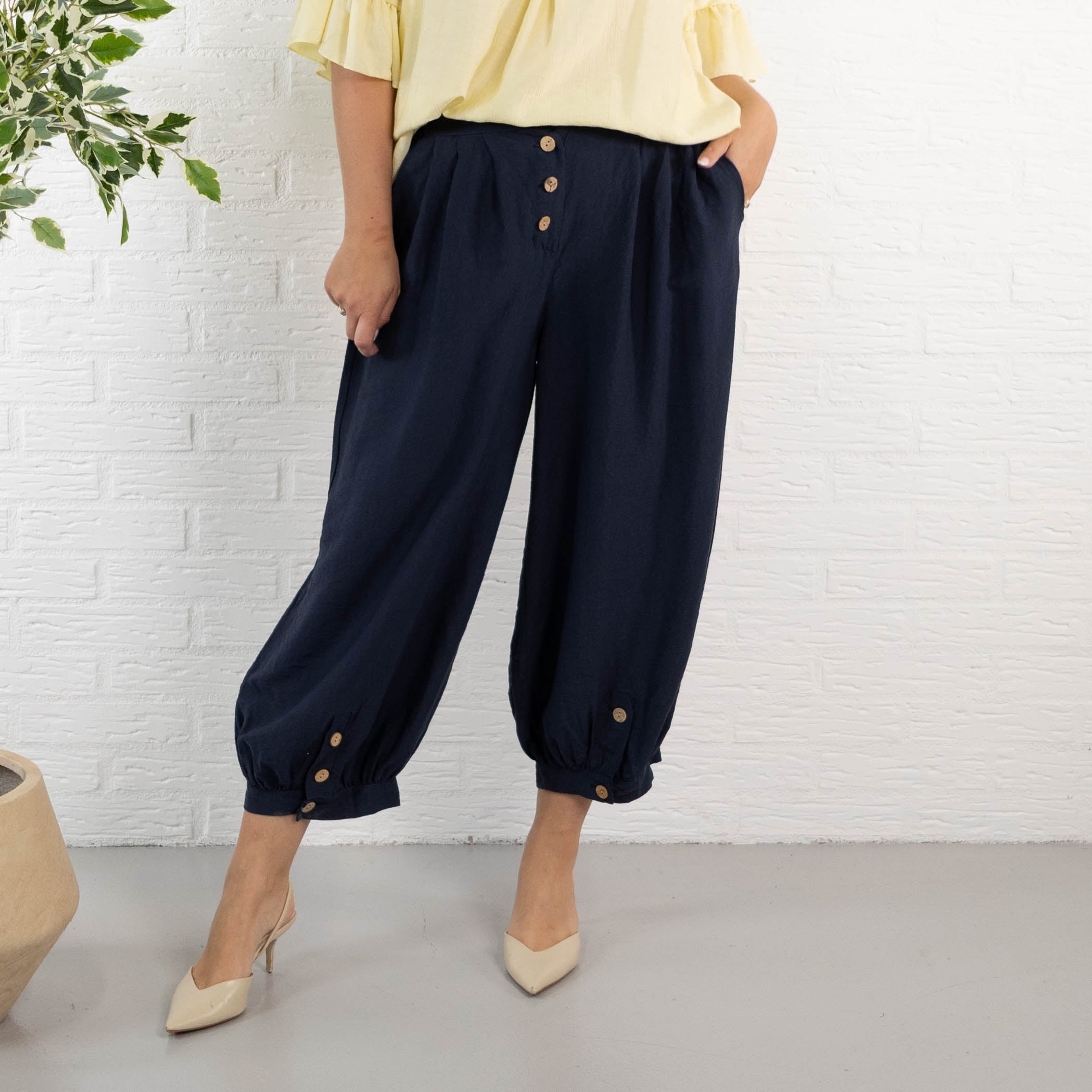 Raven 7/8 haremsbukser, Navy