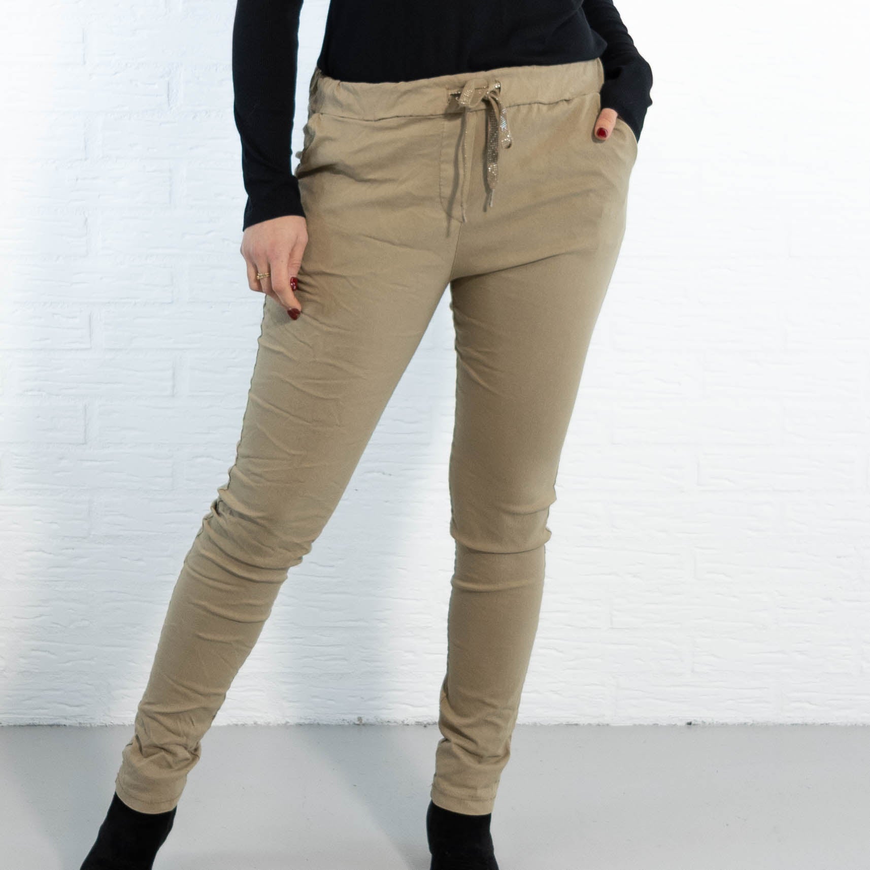 Krista bengaline bukser, Beige