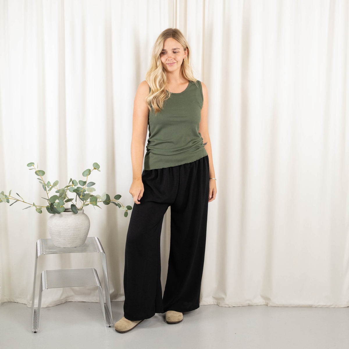 Nina top, Khaki