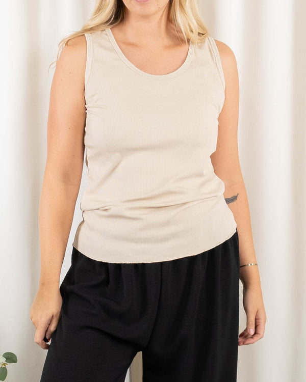 Nina top, Beige