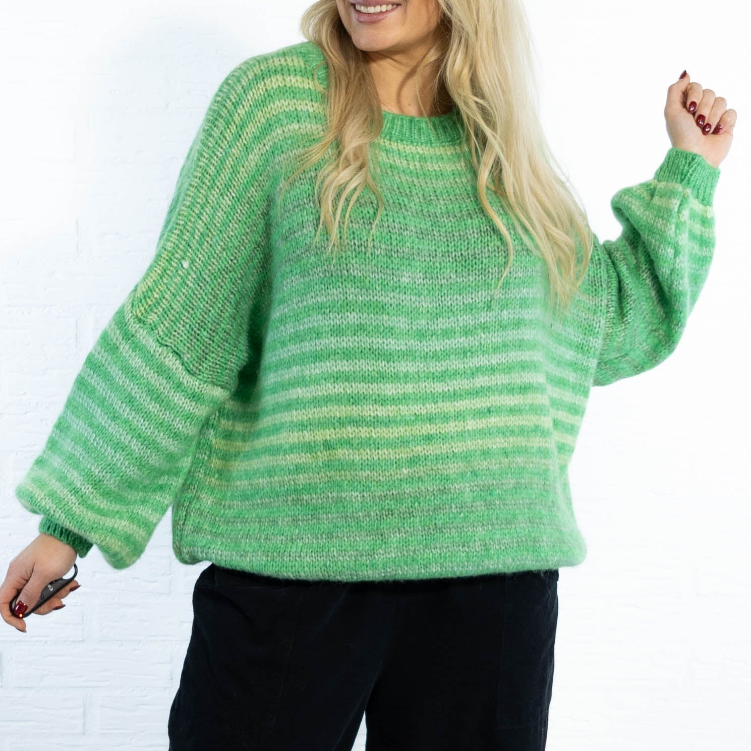 Tammy stribet strik, Grøn