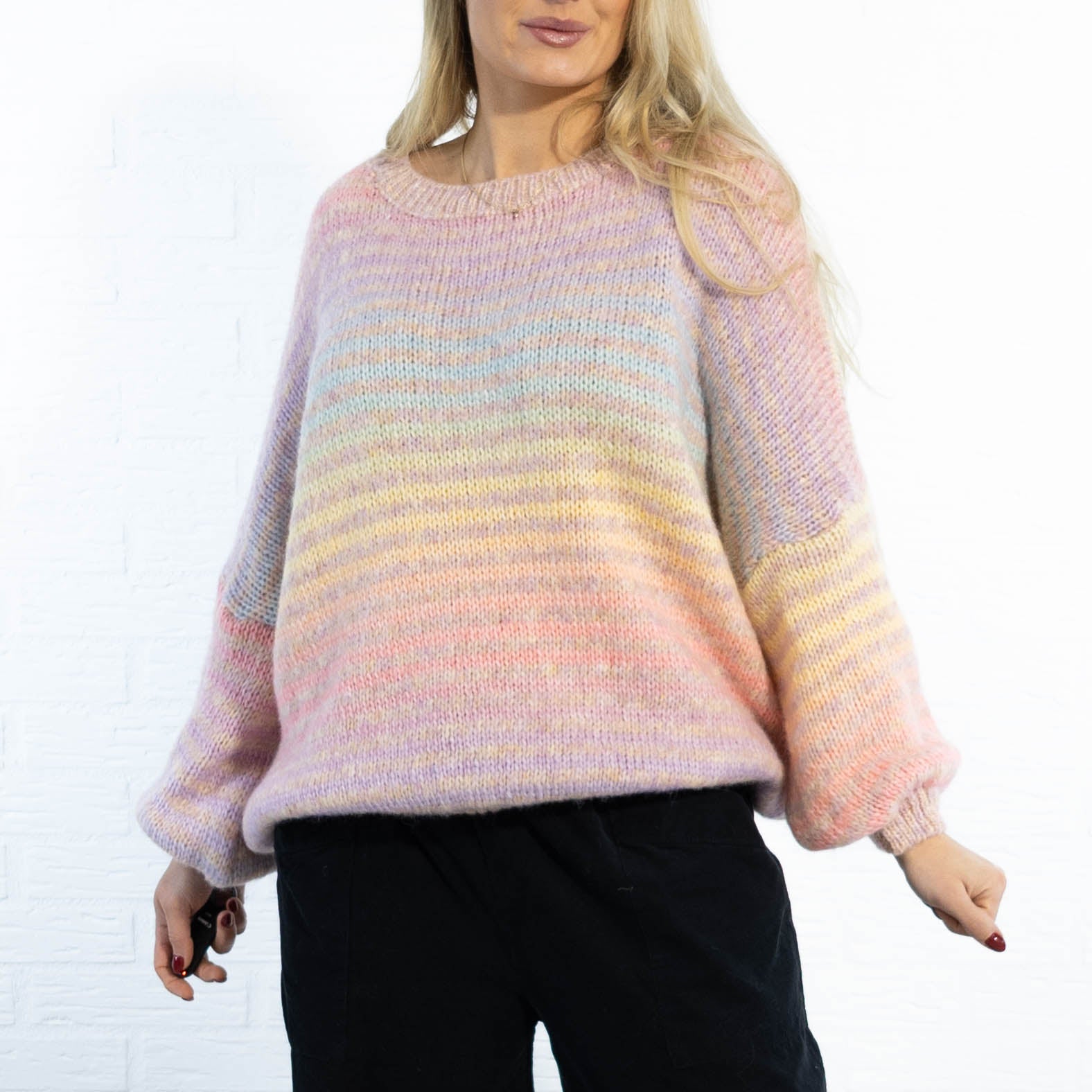 Tammy stribet strik, Rosa