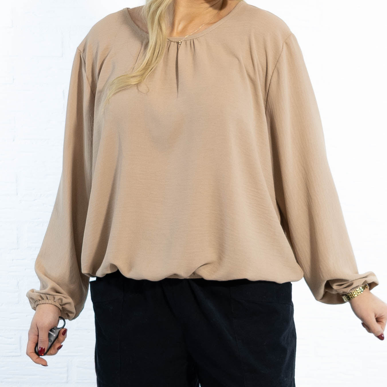 Mattie overdel, Taupe