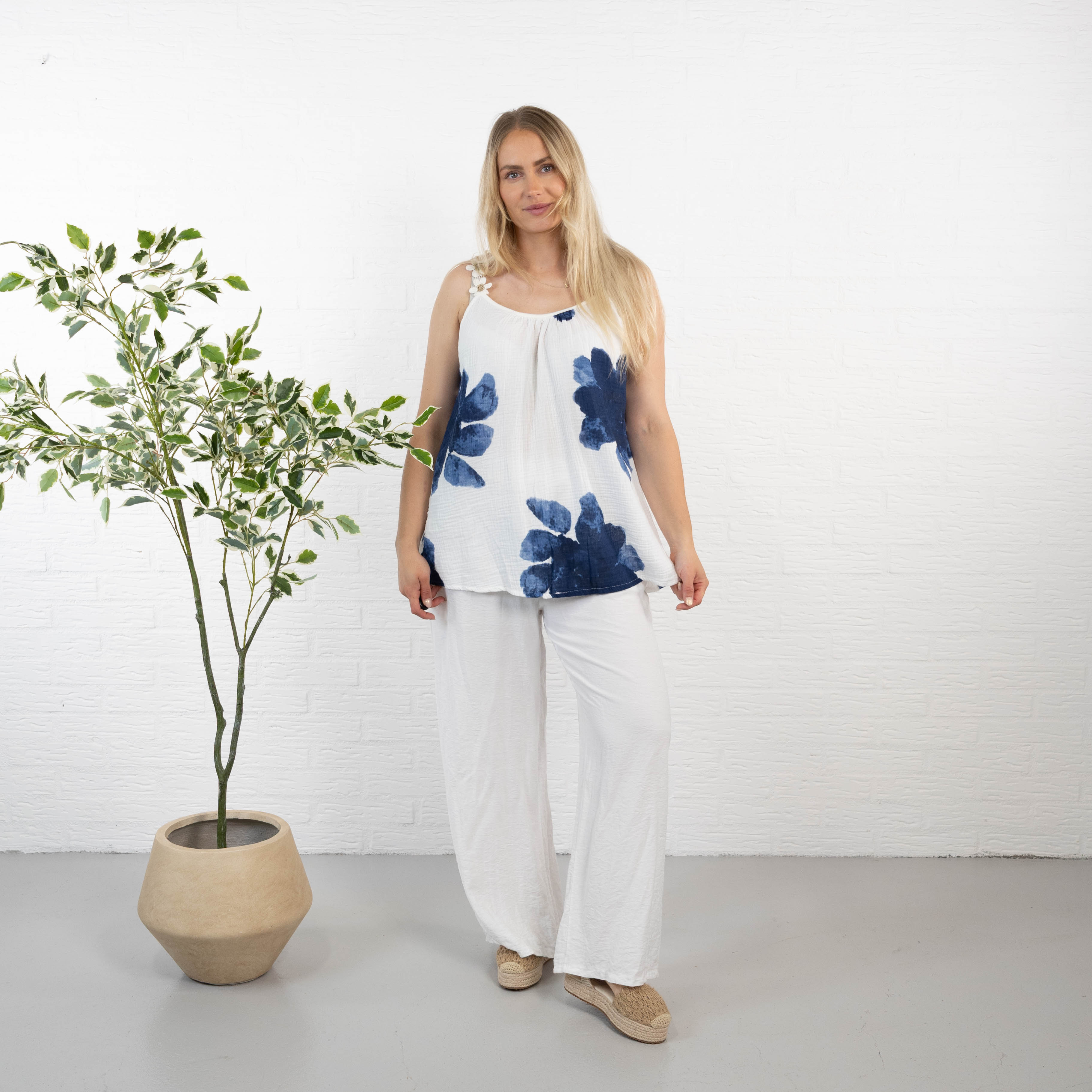 Ludmilla top, Navy