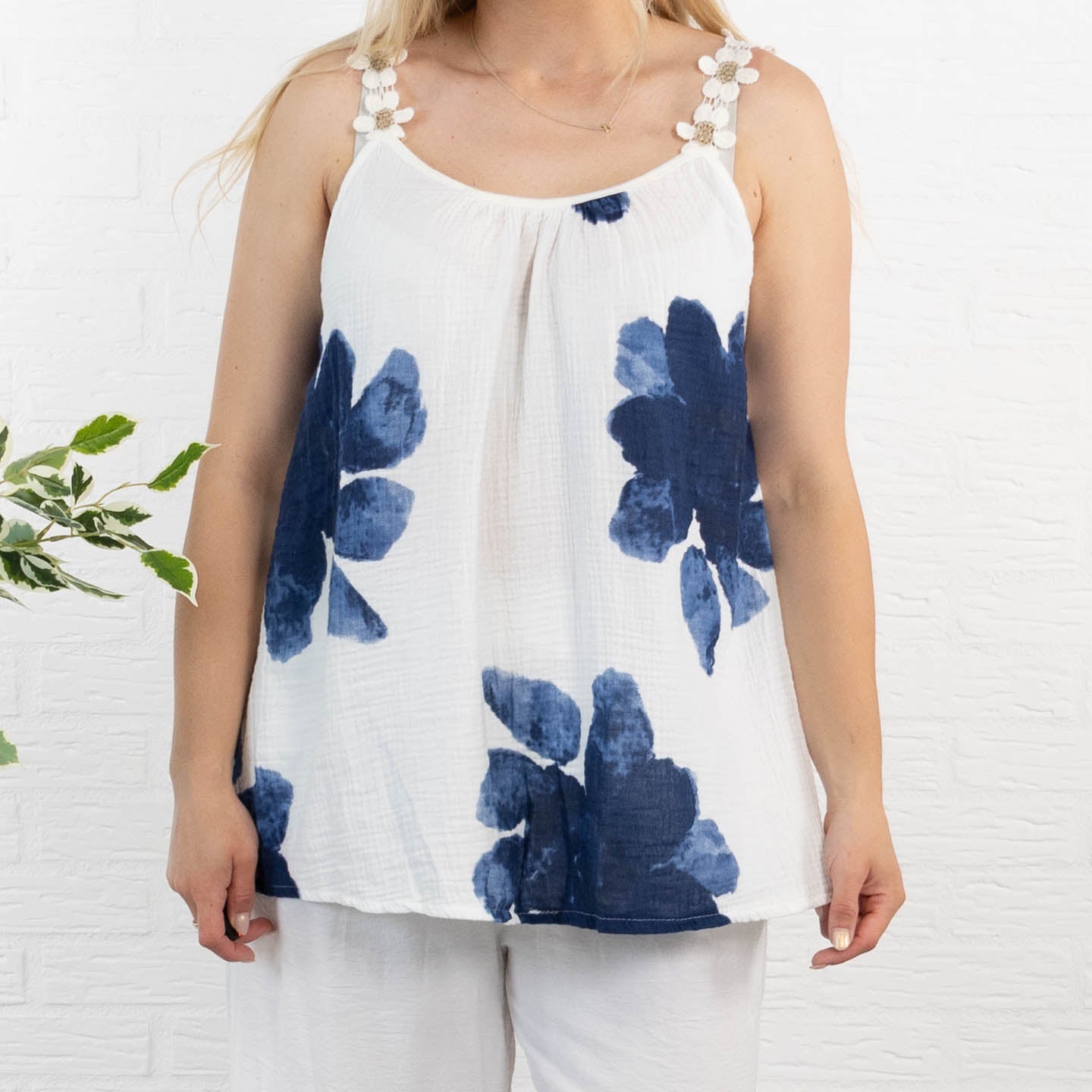 Ludmilla top, Navy