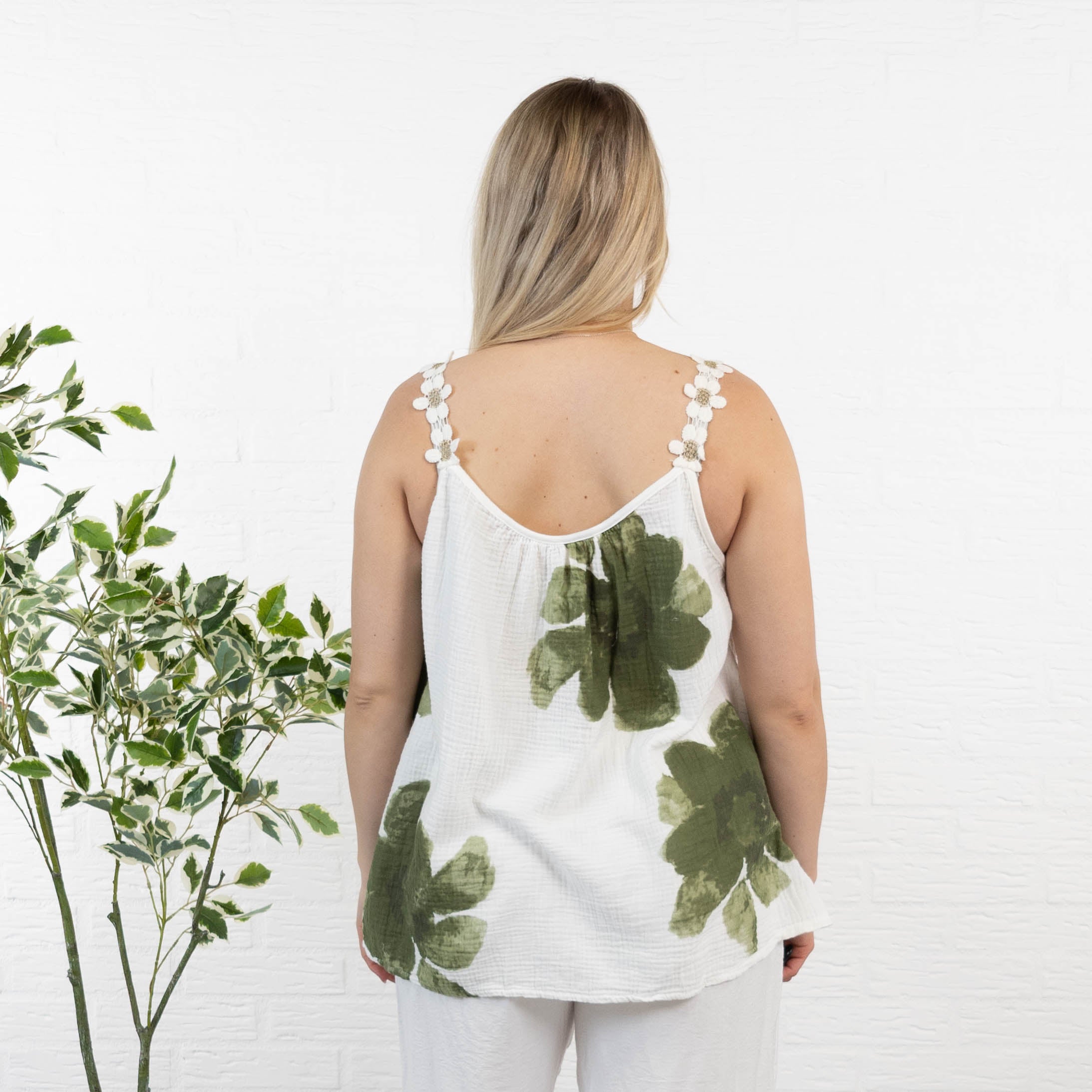 Ludmilla top, Khaki