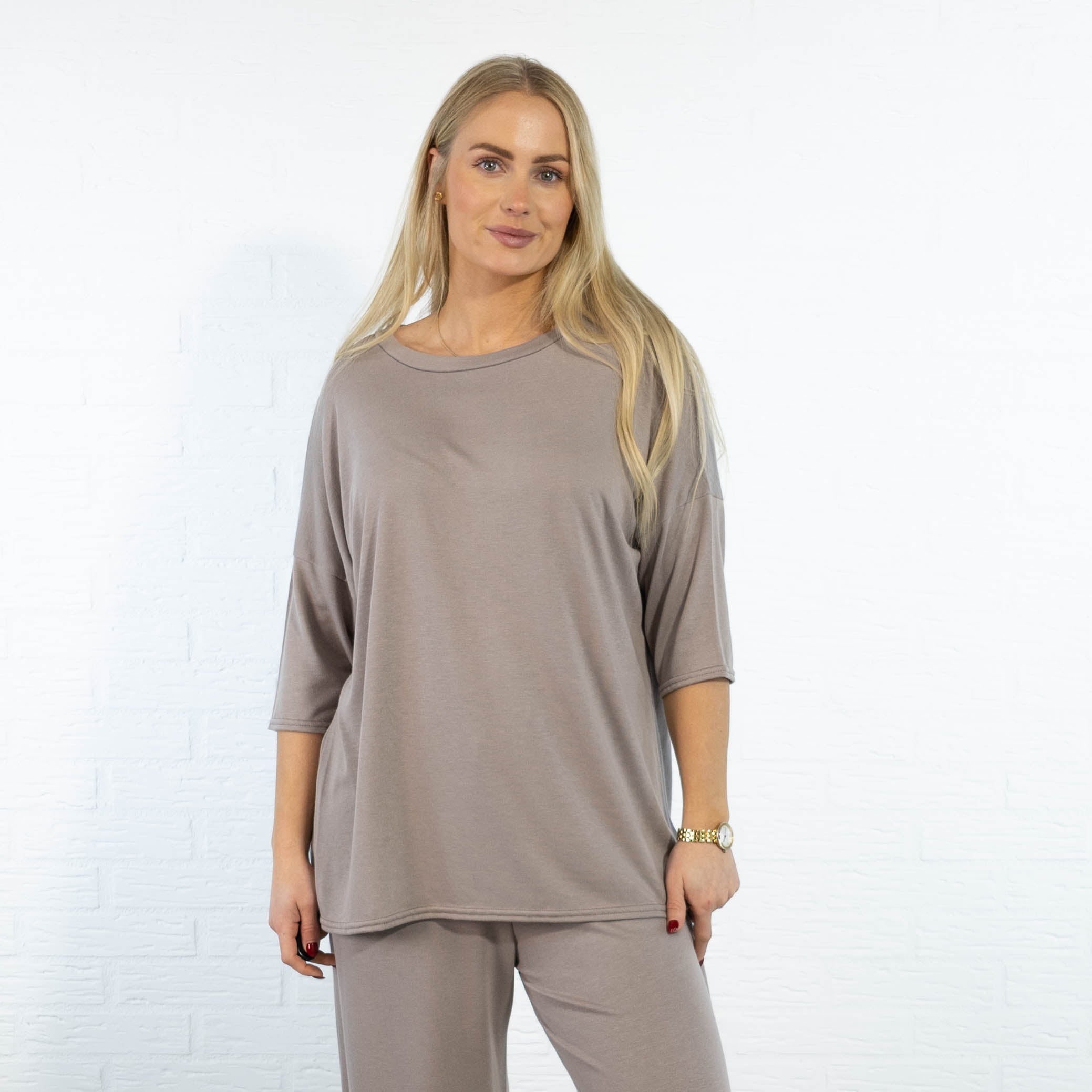 Vilja t-shirt, Beige