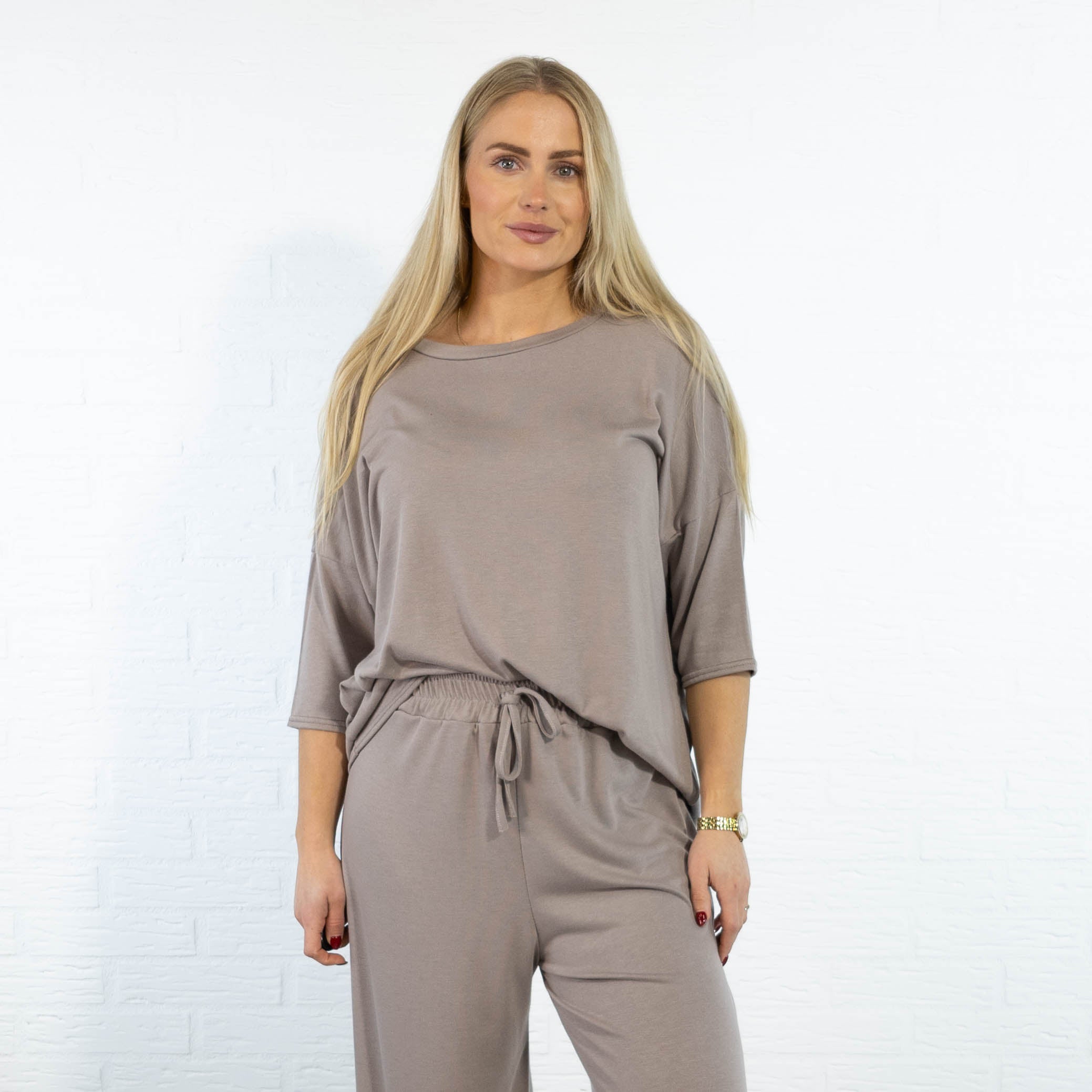 Vilja t-shirt, Beige