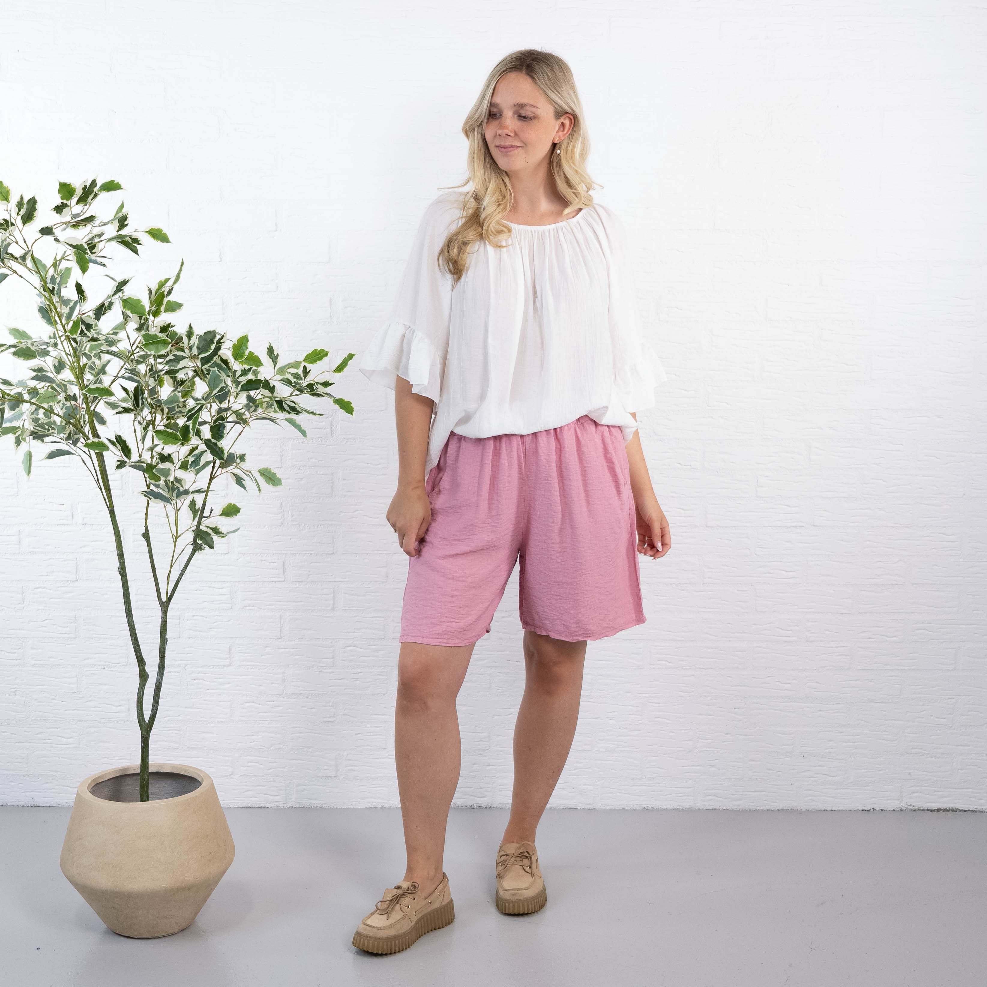 Martha shorts, Old rose