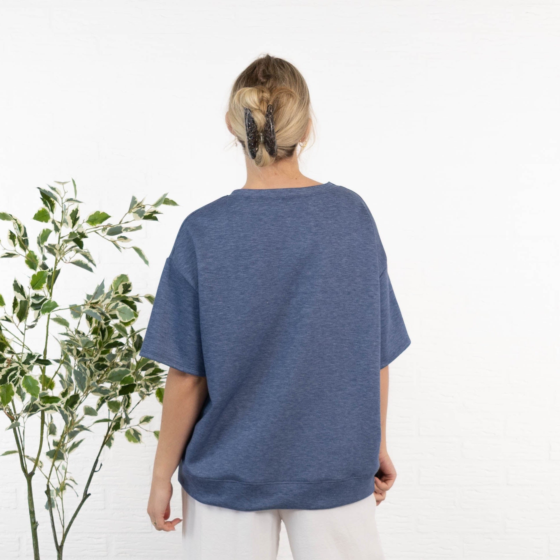 Kisa sweatshirt, Blå