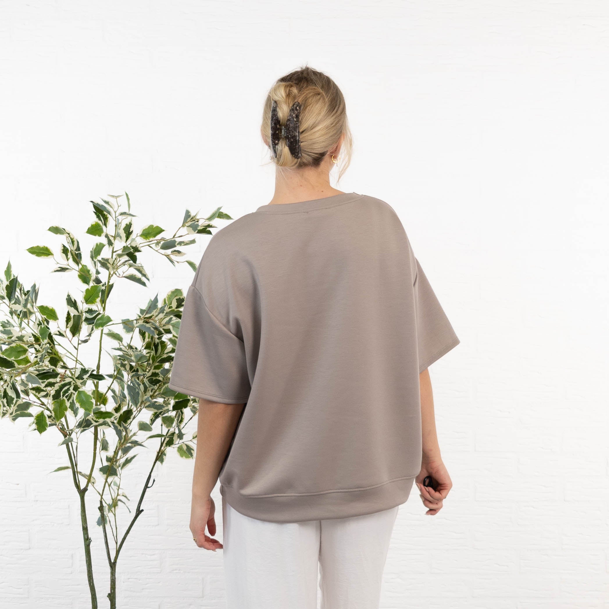 Kisa sweatshirt, Taupe