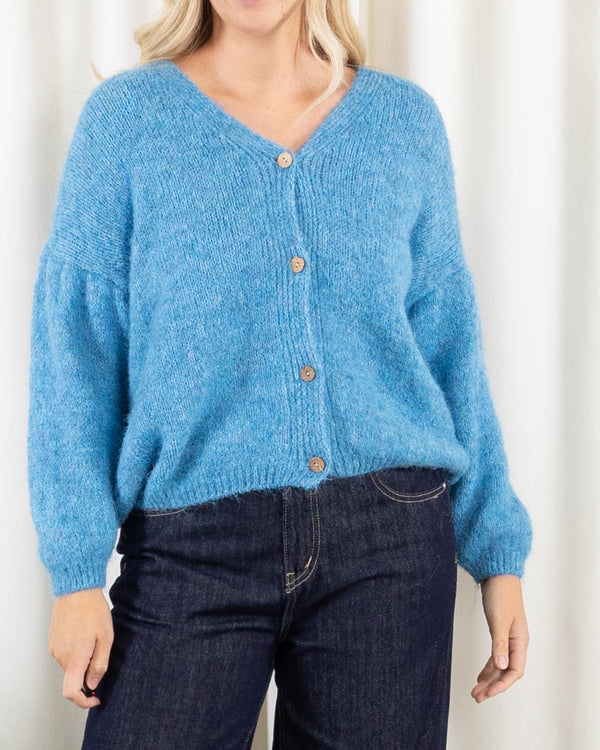 Leona cardigan, Blå