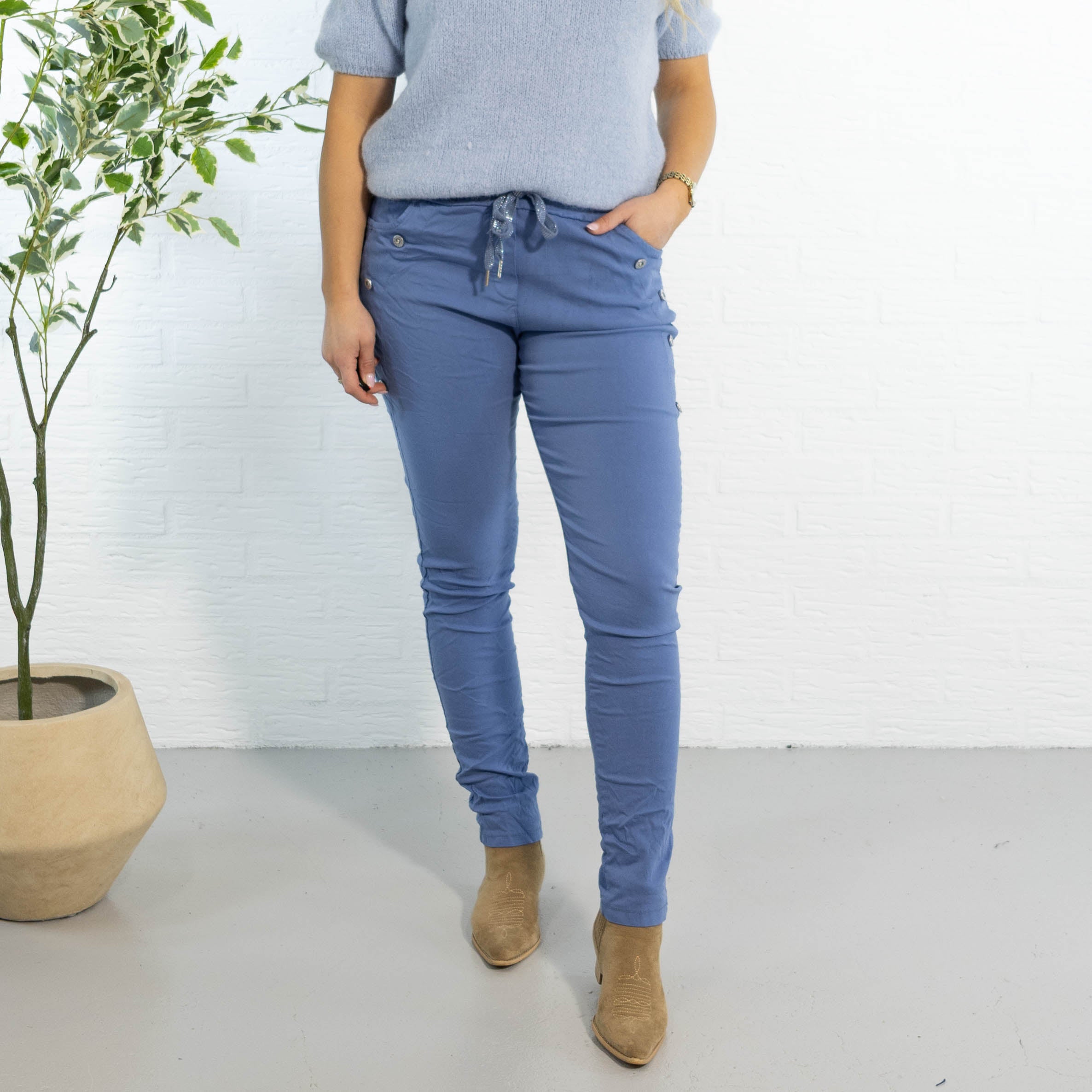 Ziggie bukser, Dueblå