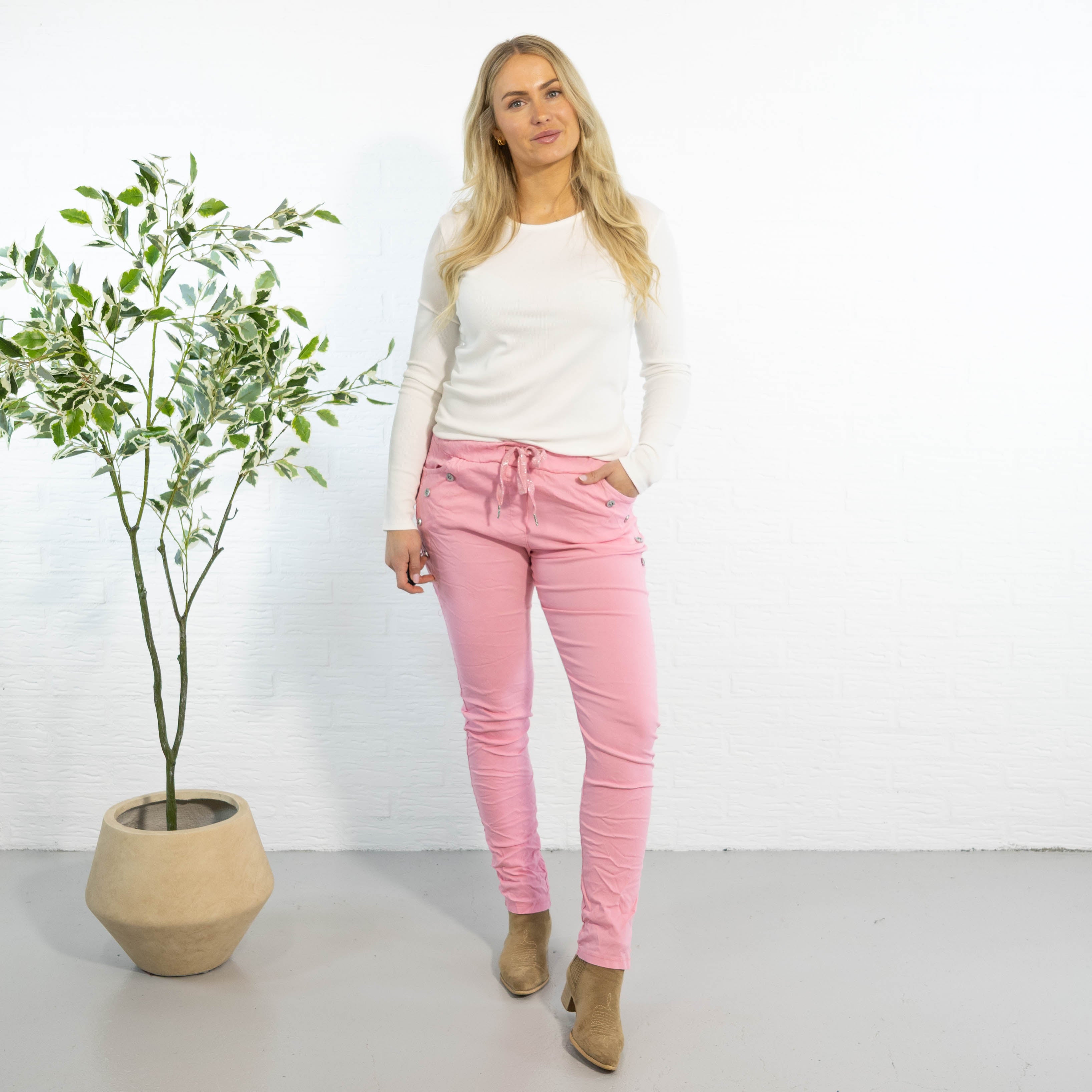 Ziggie bukser, Lyserød