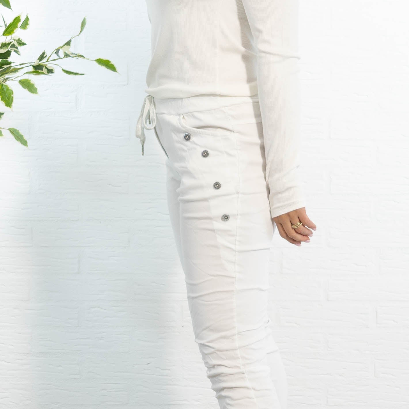 Ziggie bukser, Hvid