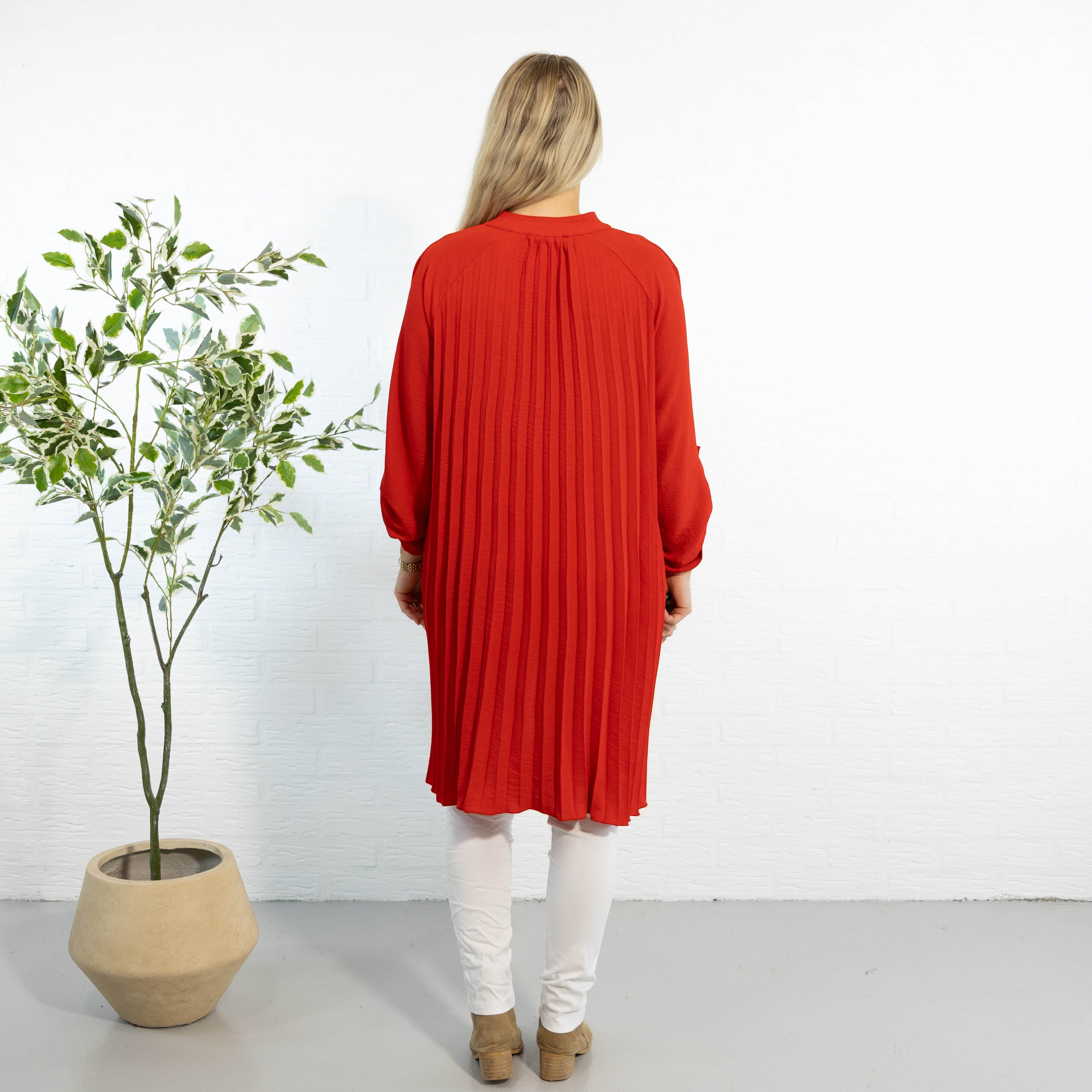 Derry skjorte tunika, Rød