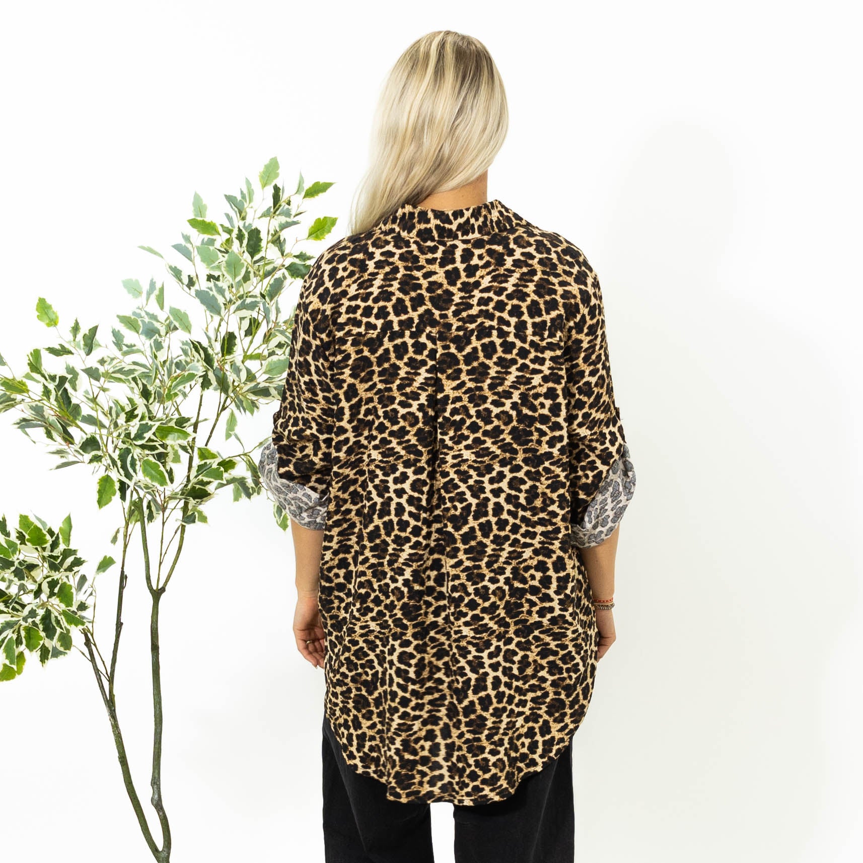 Andrea skjorte/tunika, Leopard