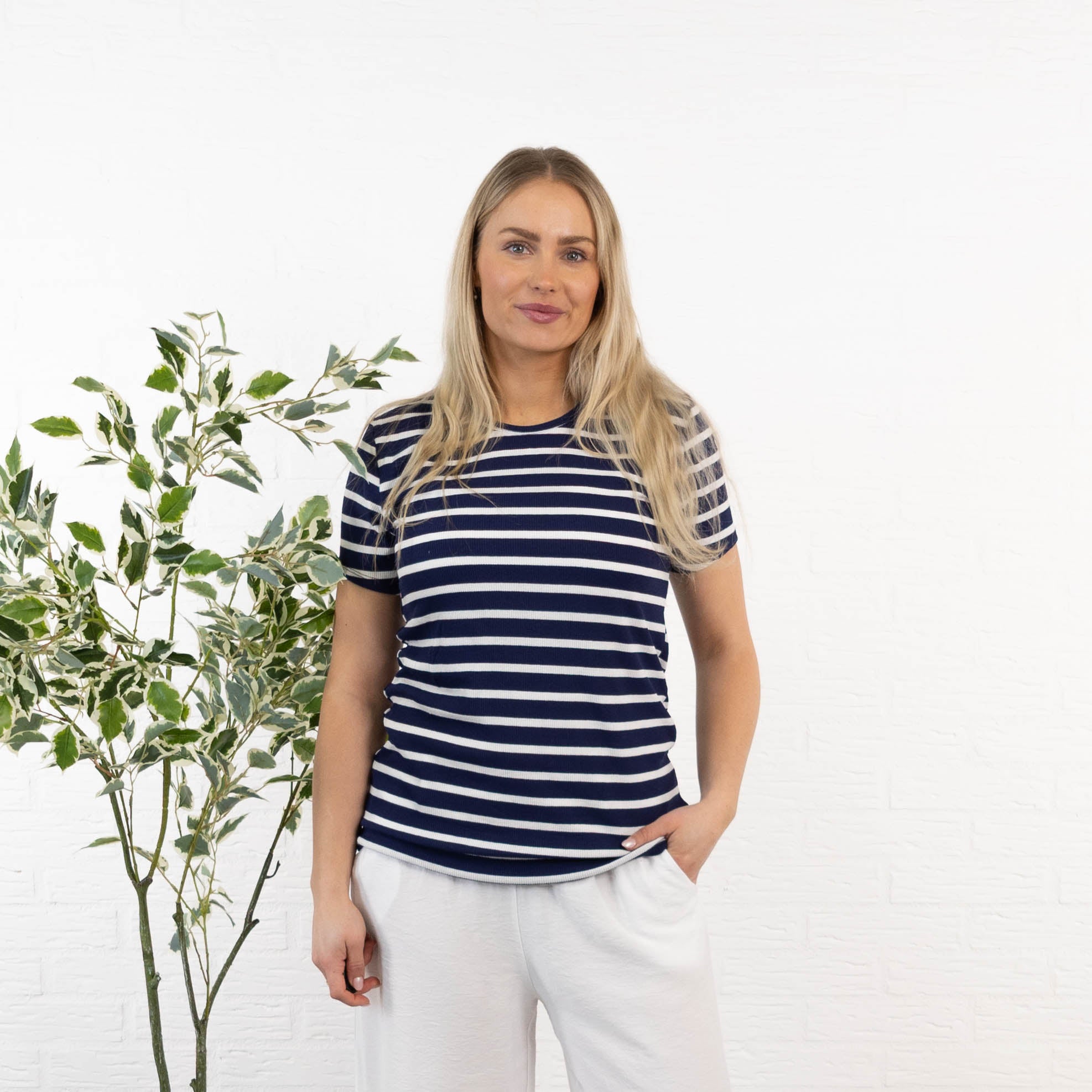 Alina t-shirt, Navy