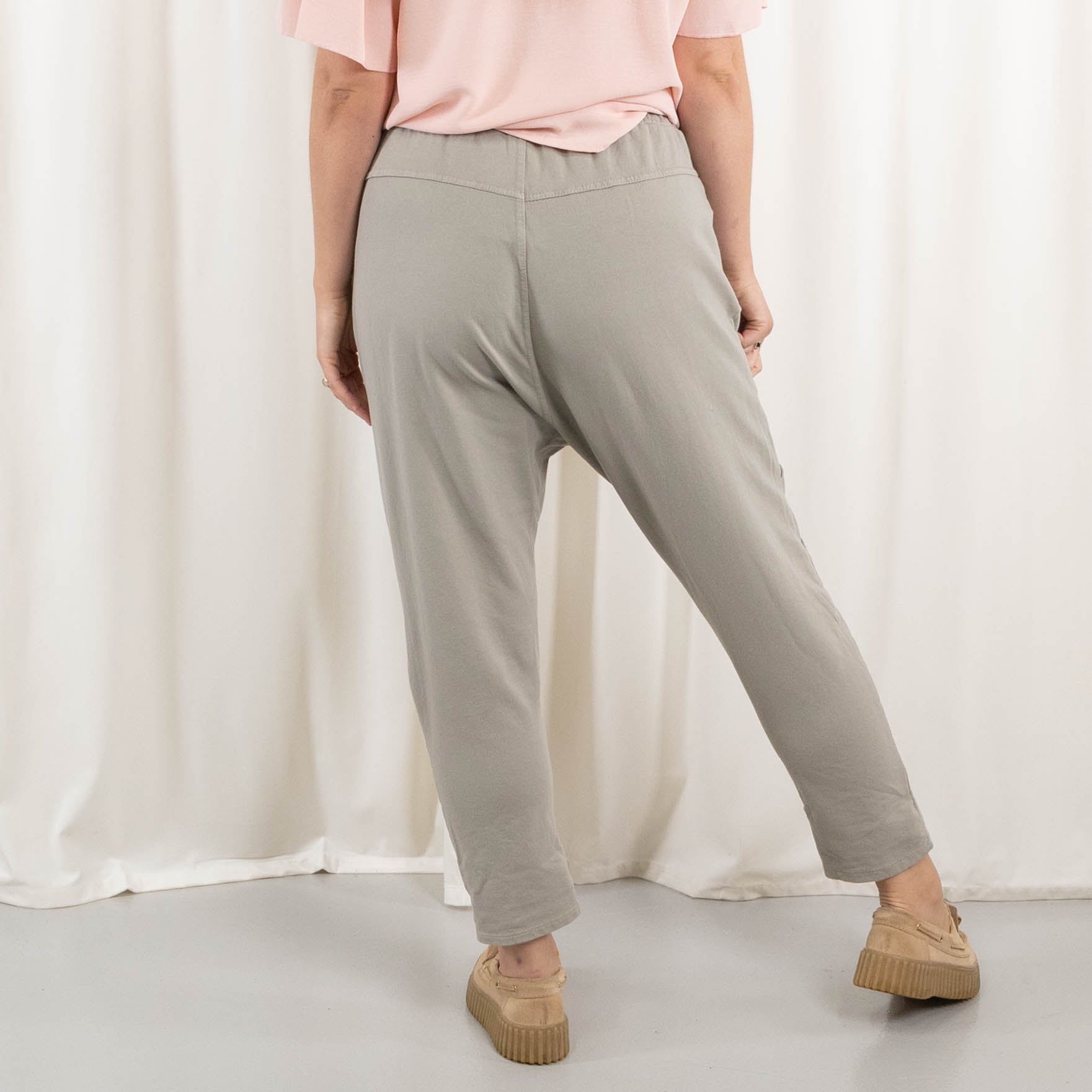 Slasky 7/8 bukser, Taupe