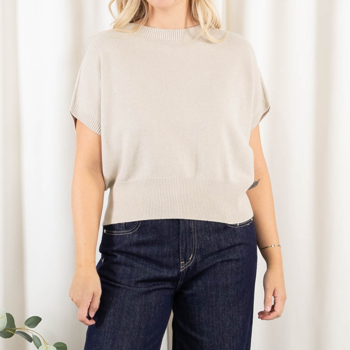 Adda poncho, Taupe