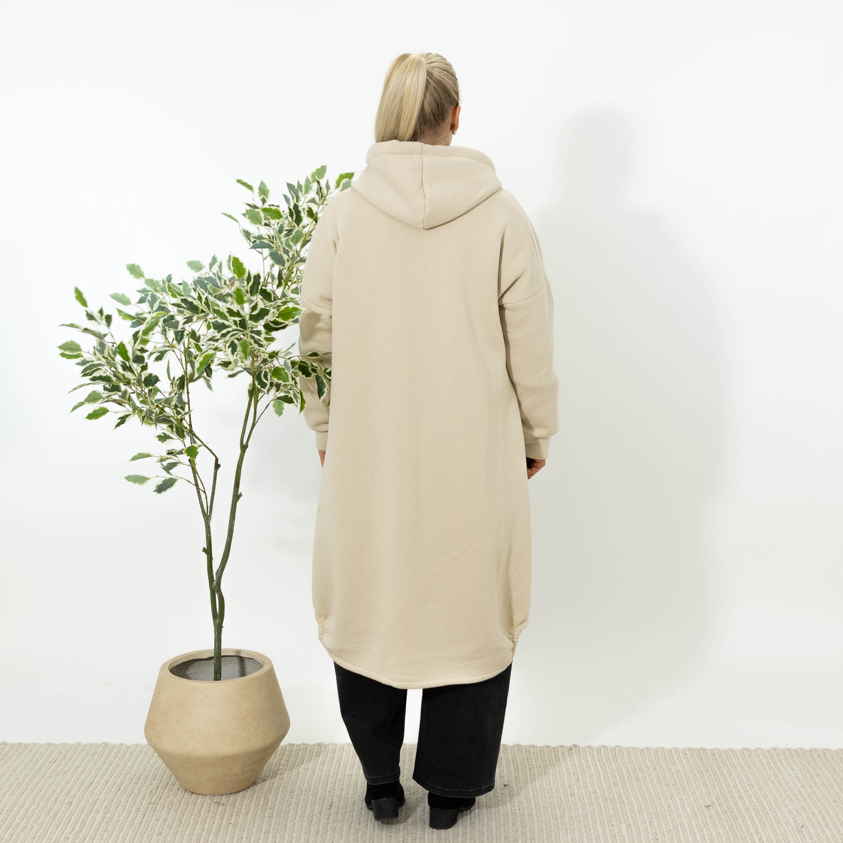 Hope sweatshirt jakke, Beige