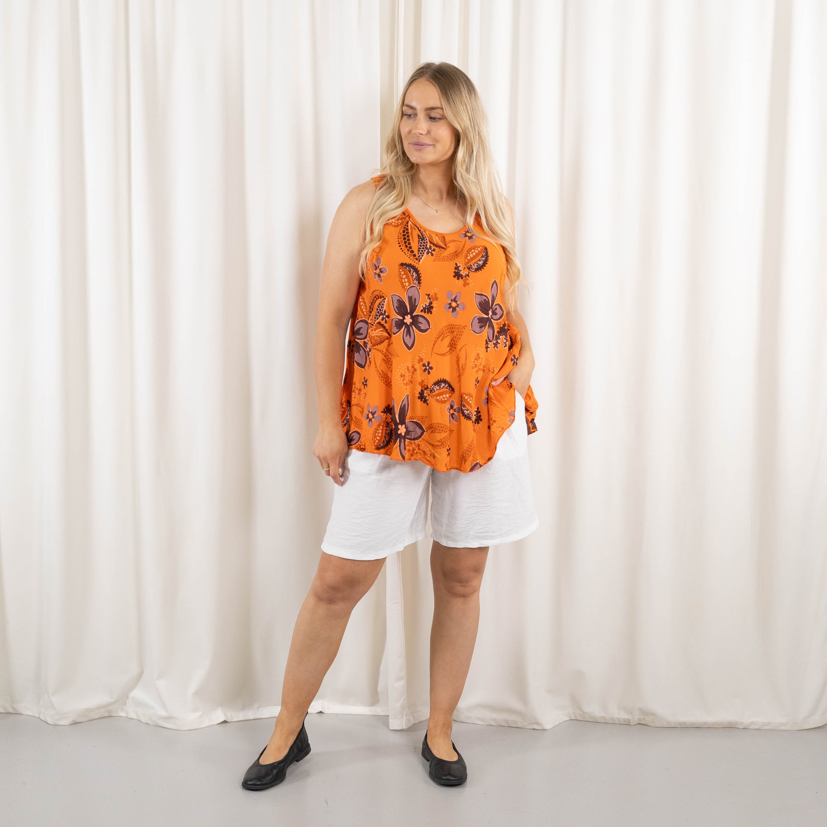 Rosanne top, Orange