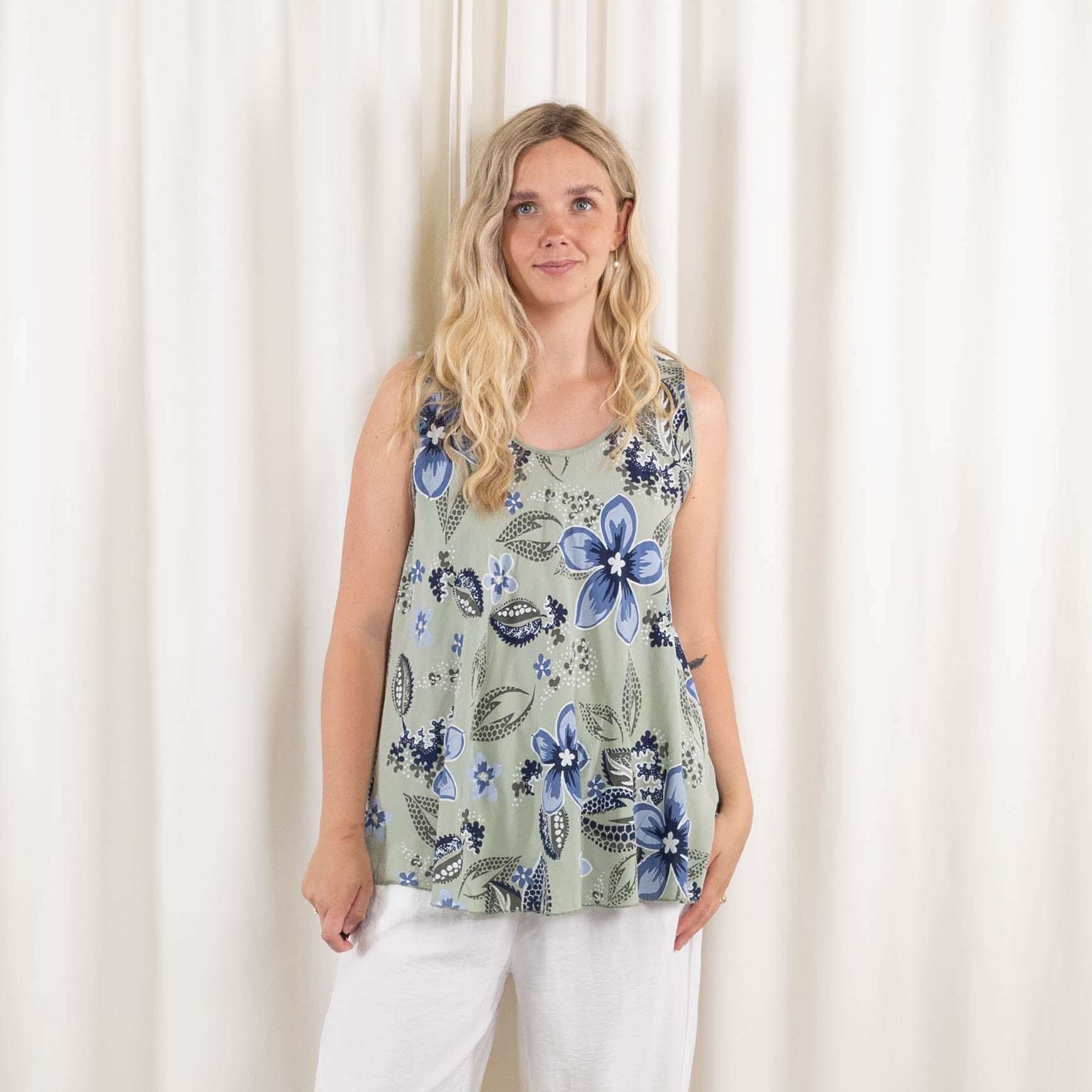 Rosanne top, Khaki