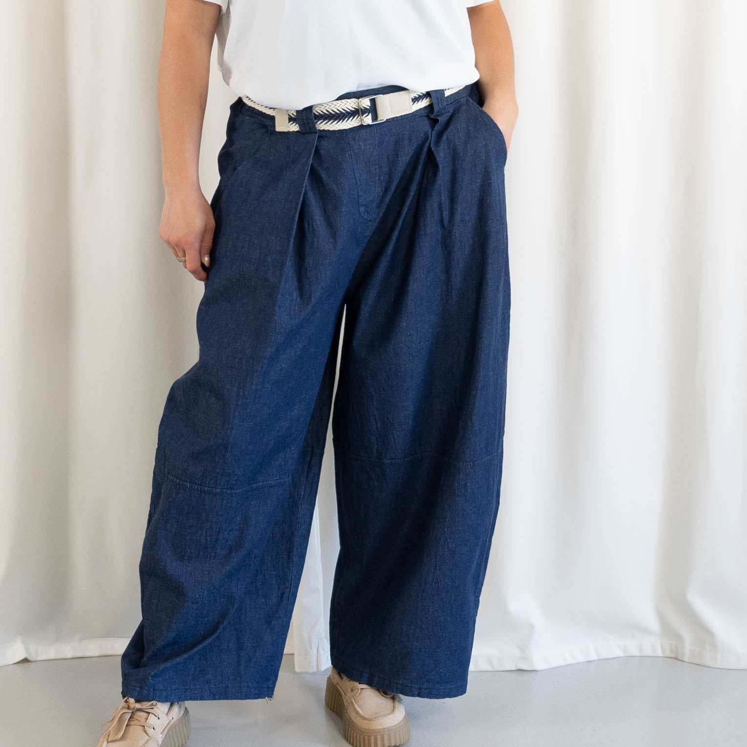 Monica bukser, Denim