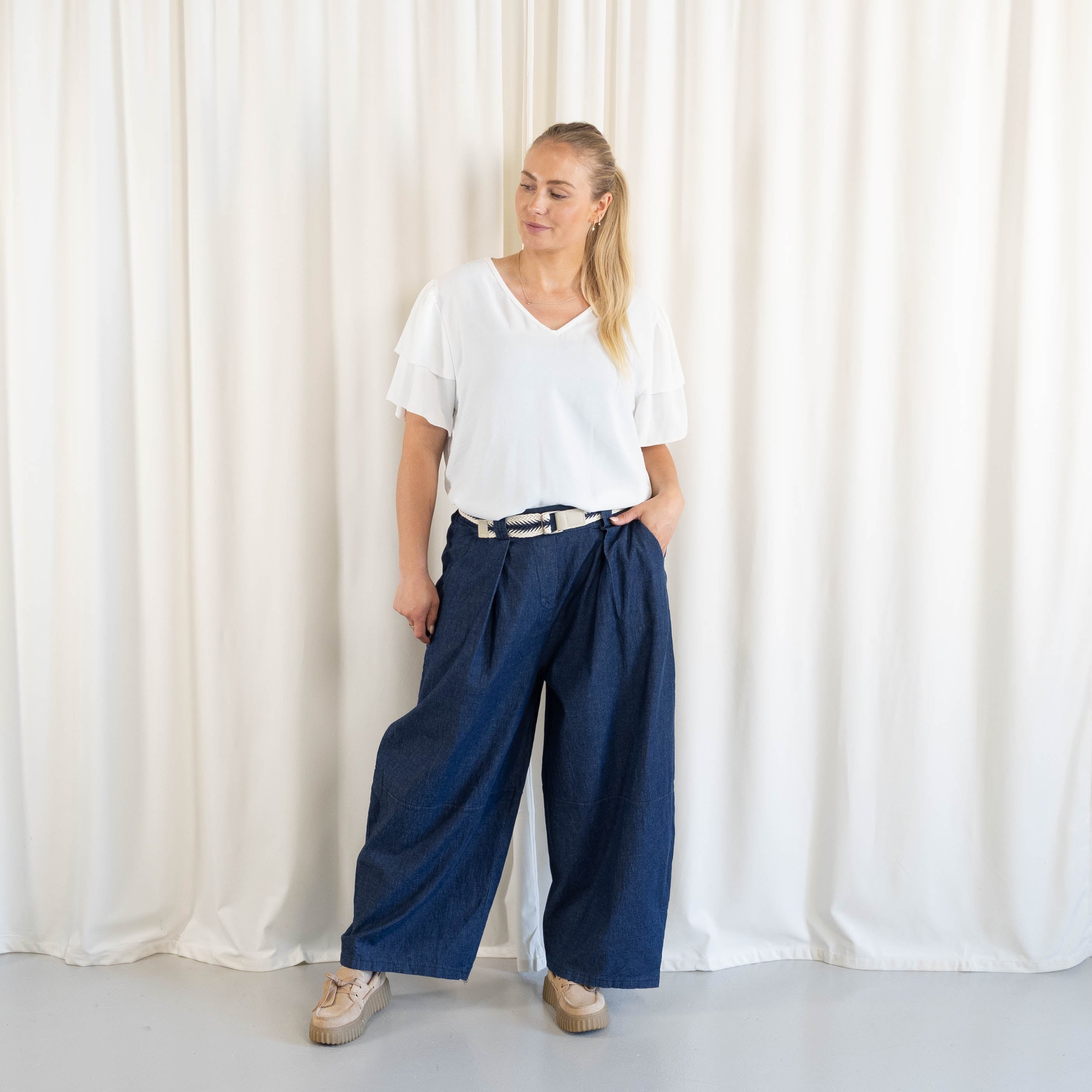 Monica bukser, Denim