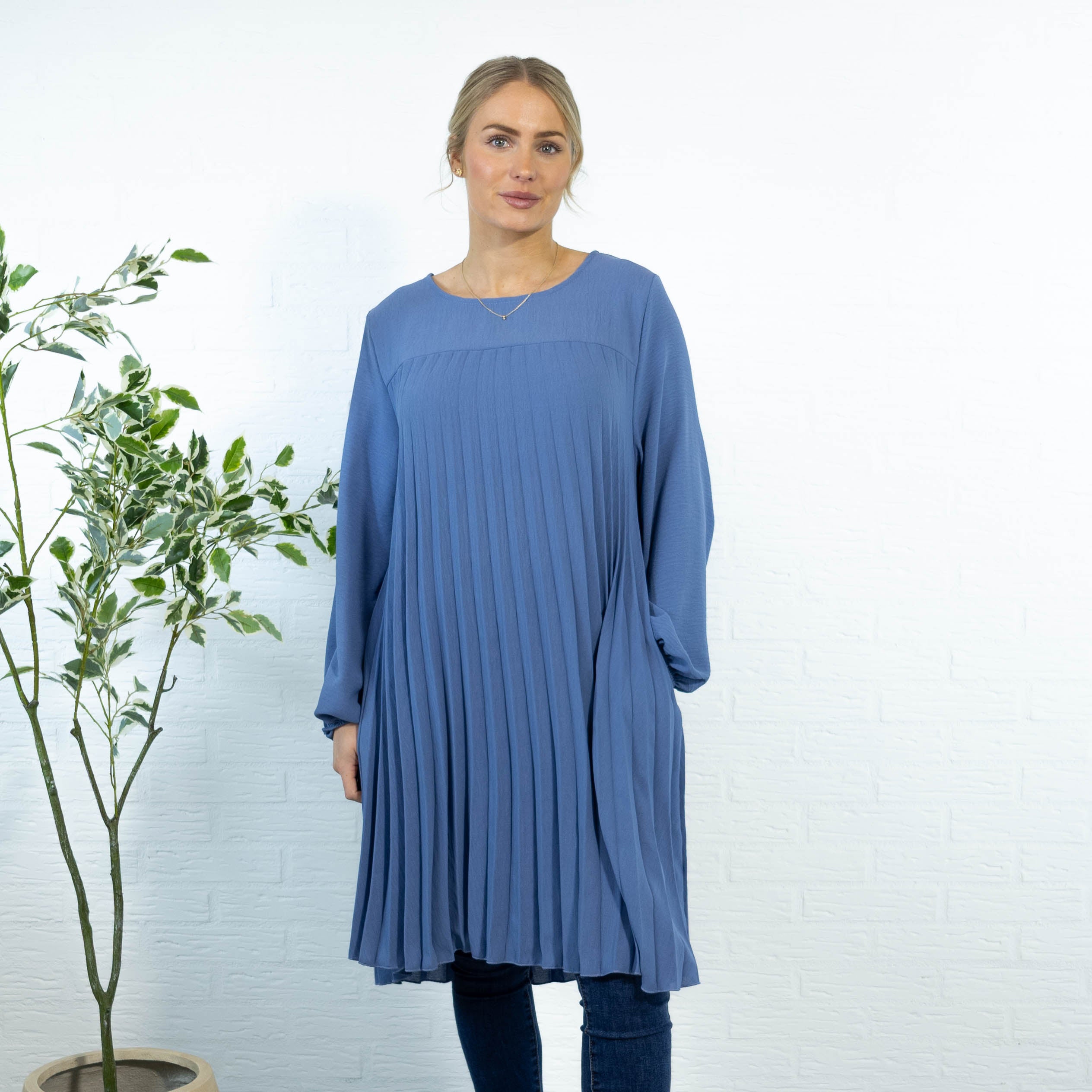 Sille kjole, Dueblå