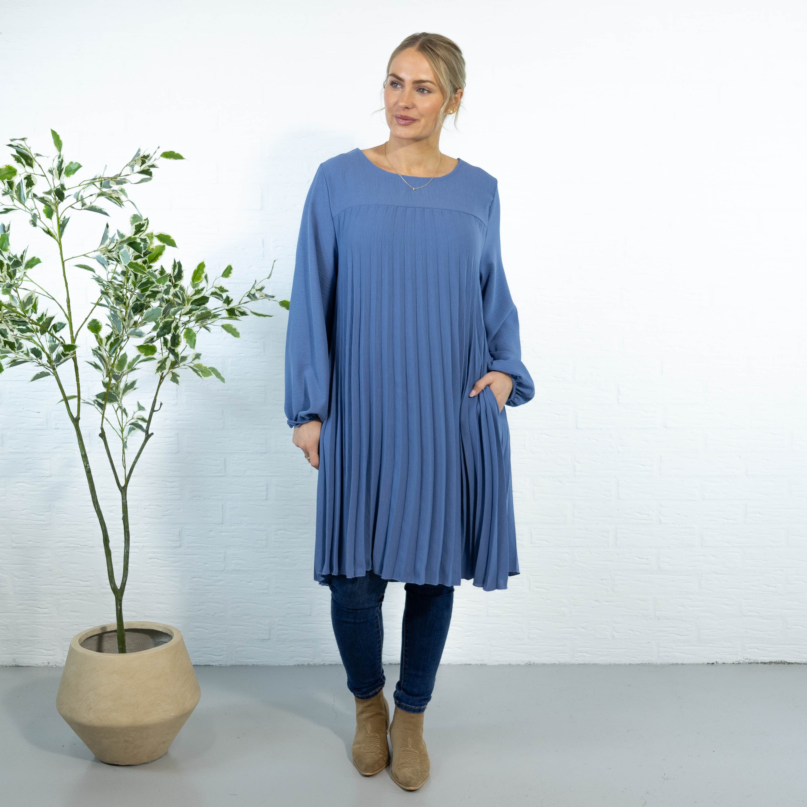 Sille kjole, Dueblå