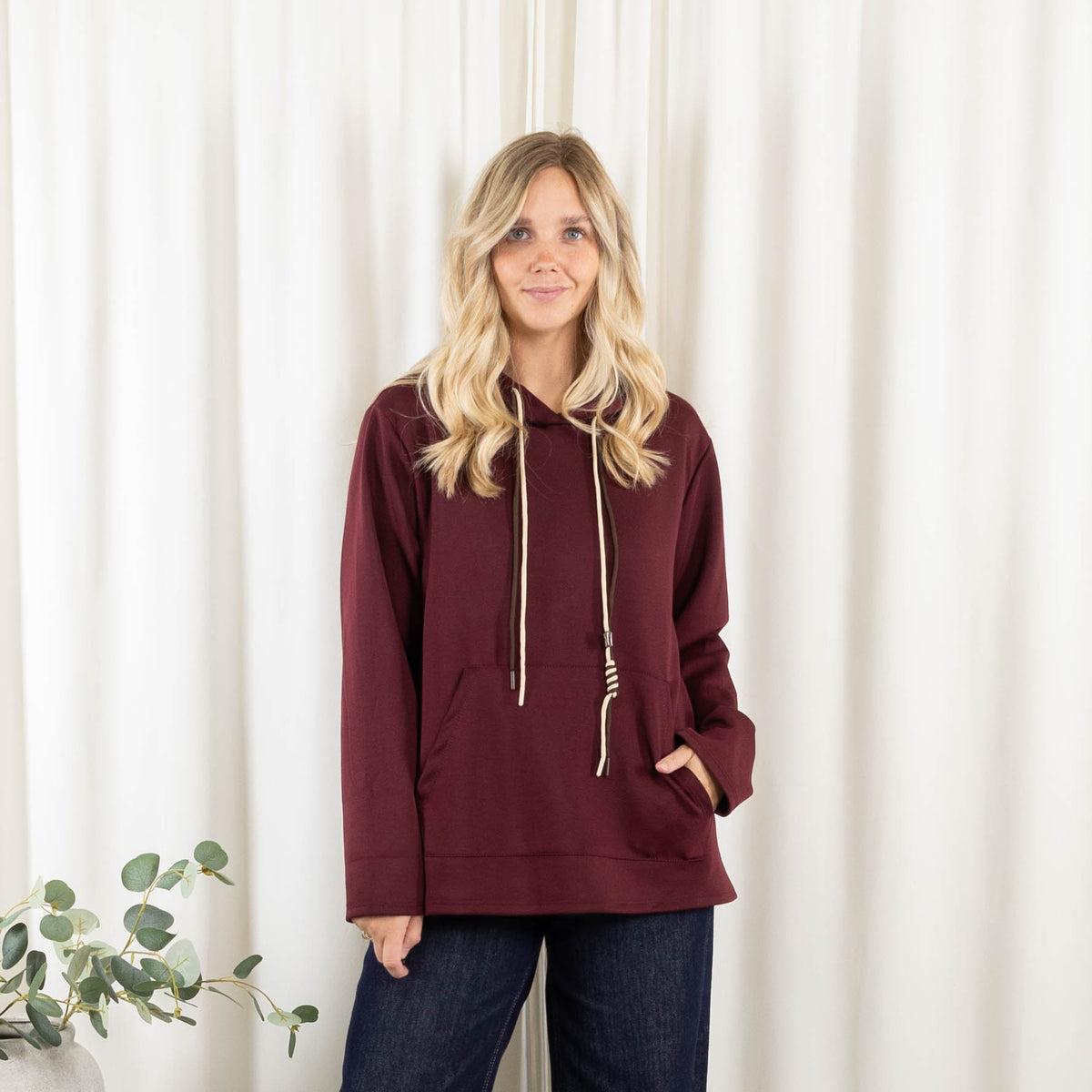 Poppy sweatshirt, Bordeaux