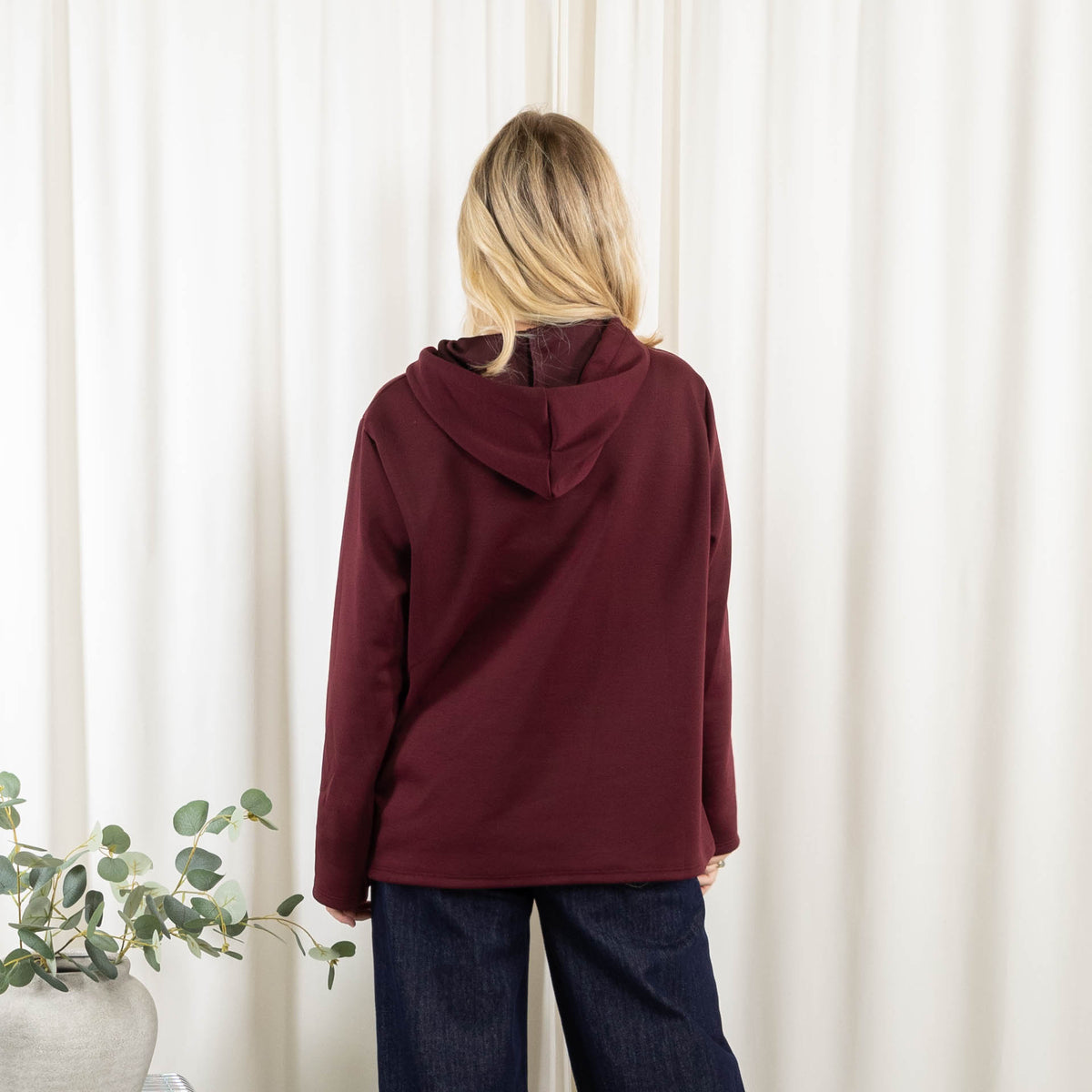 Poppy sweatshirt, Bordeaux