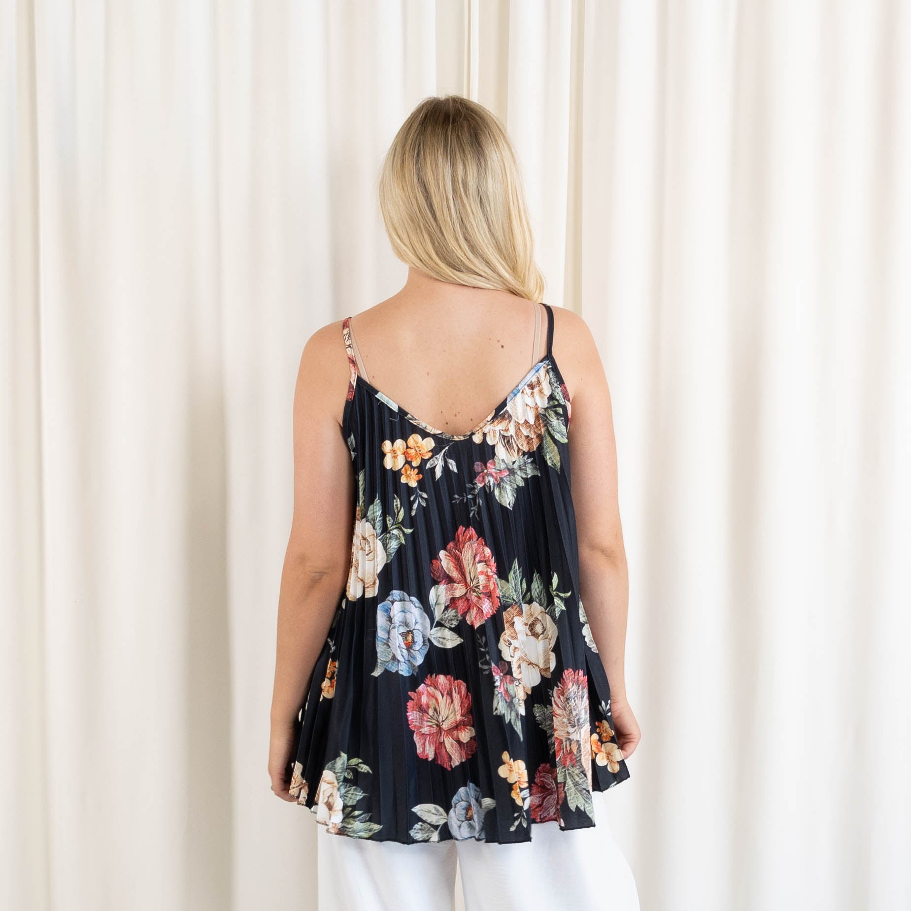 Monroe top, Sort